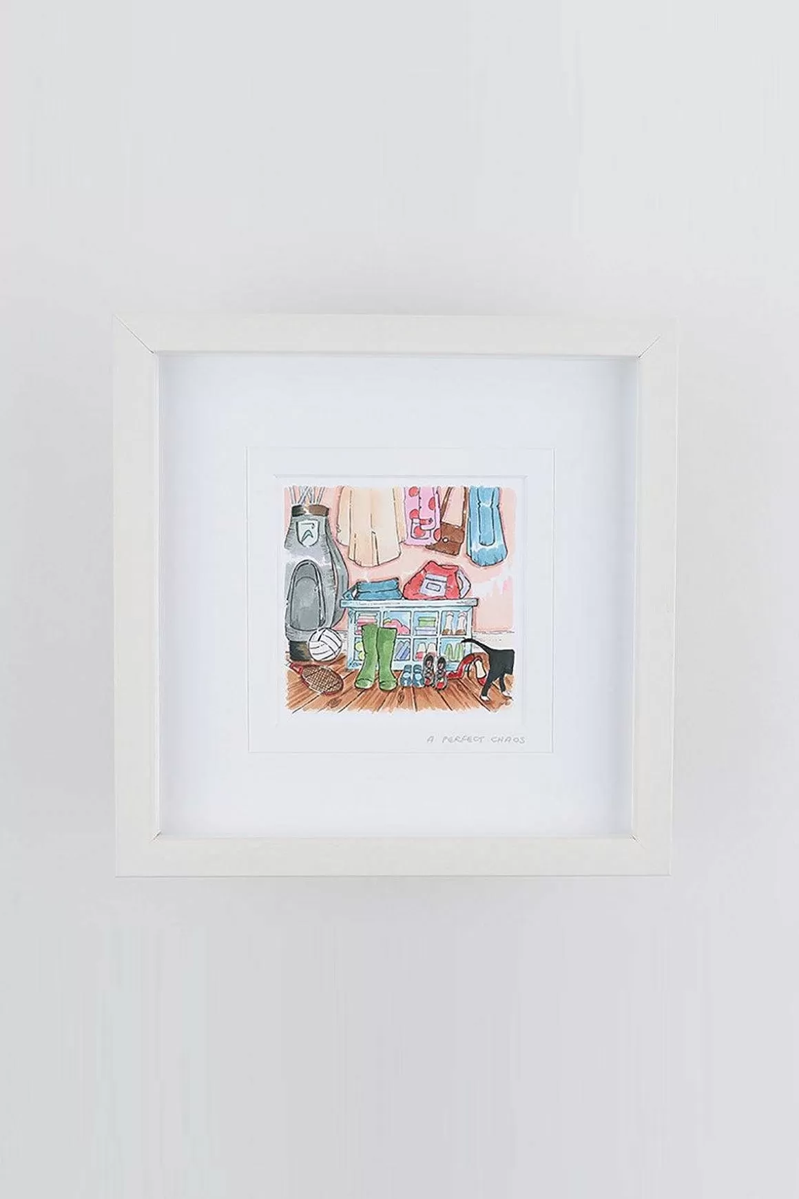 Blue Shoe Gallery A Perfect Chaos Small Framed Art Print Outlet