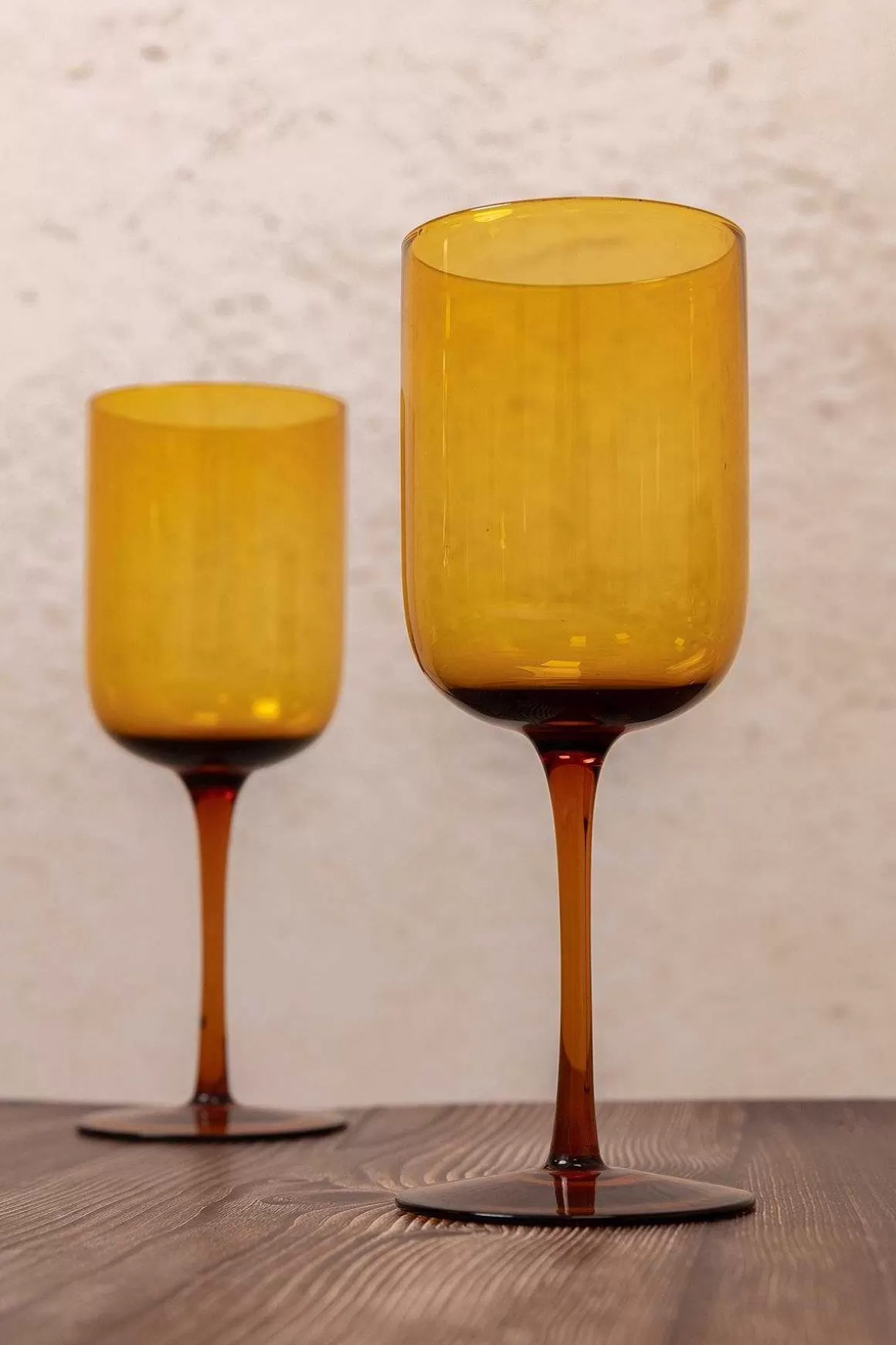 Heritage Amber Wine Glass Set Of 2 Best