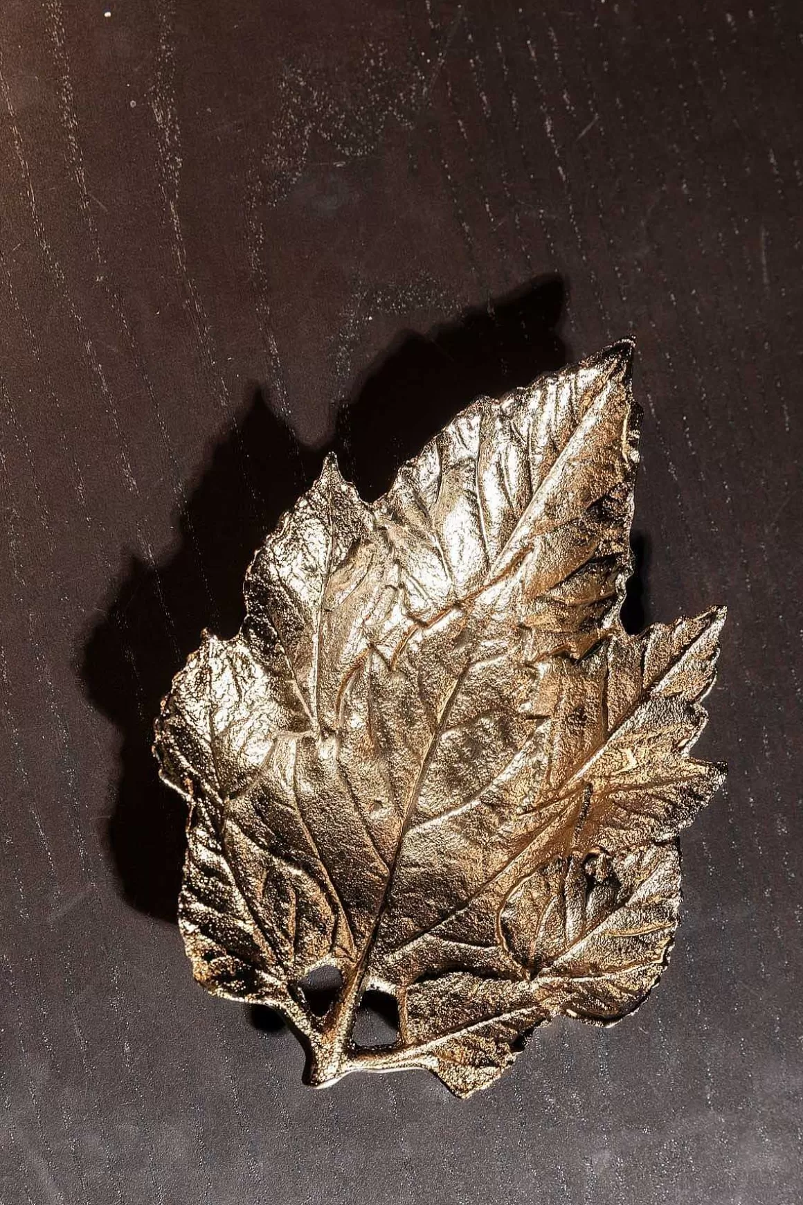 Atticus & Stone Antique Brass Leaf Platter Best