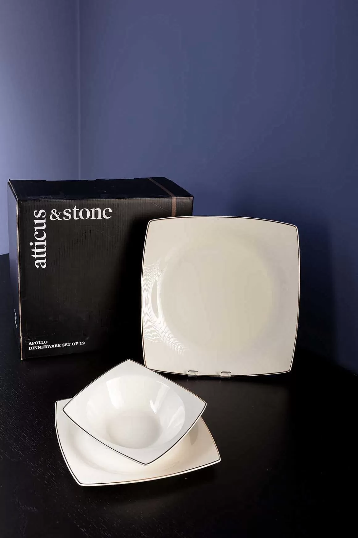 Atticus & Stone Apollo Dinnerware Set Of 12 Shop
