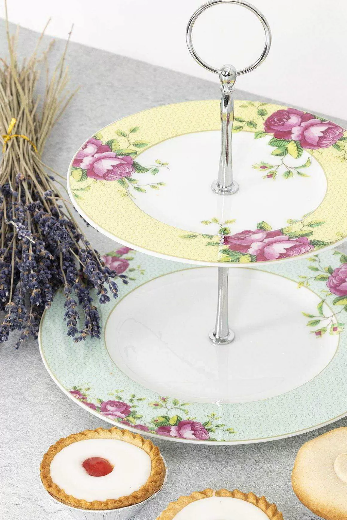 Belleek Archive Rose Two Tier Server Discount