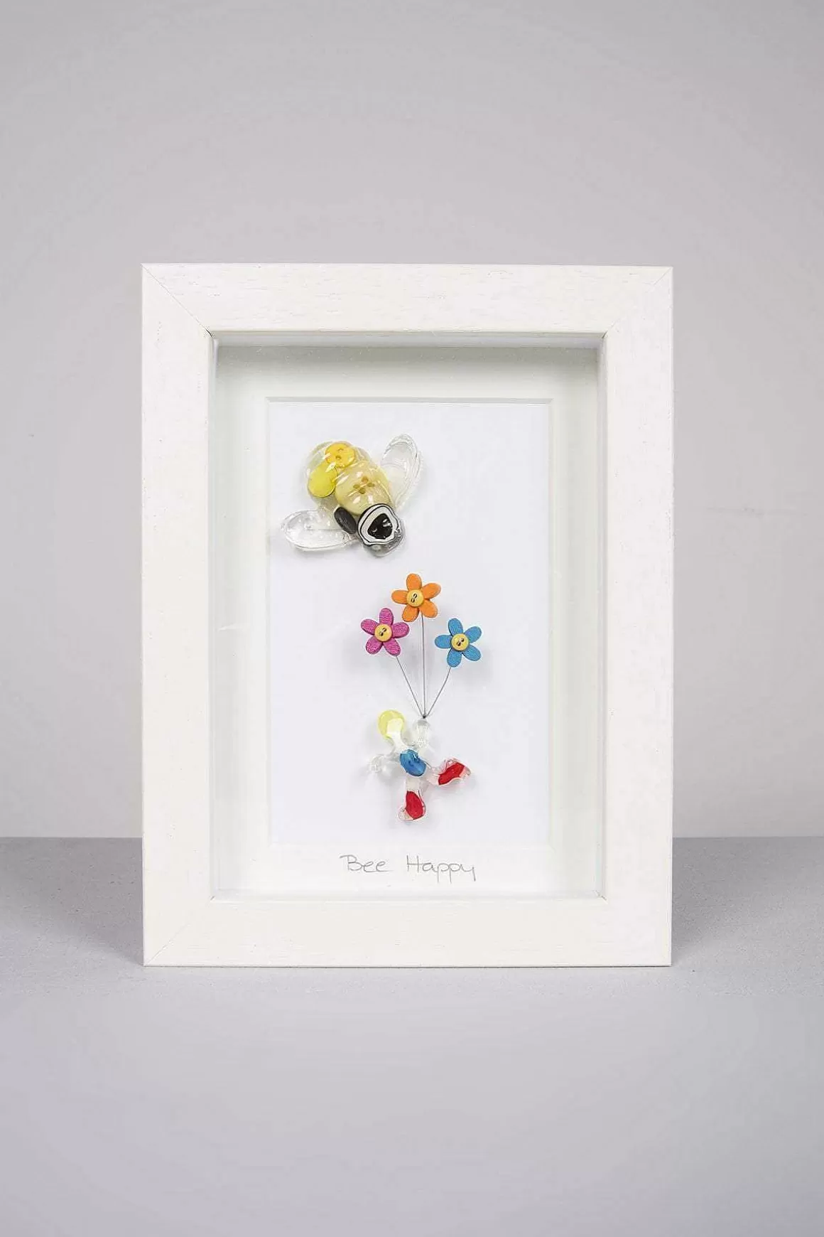 Button Studio Bee Happy Wall Art Cheap