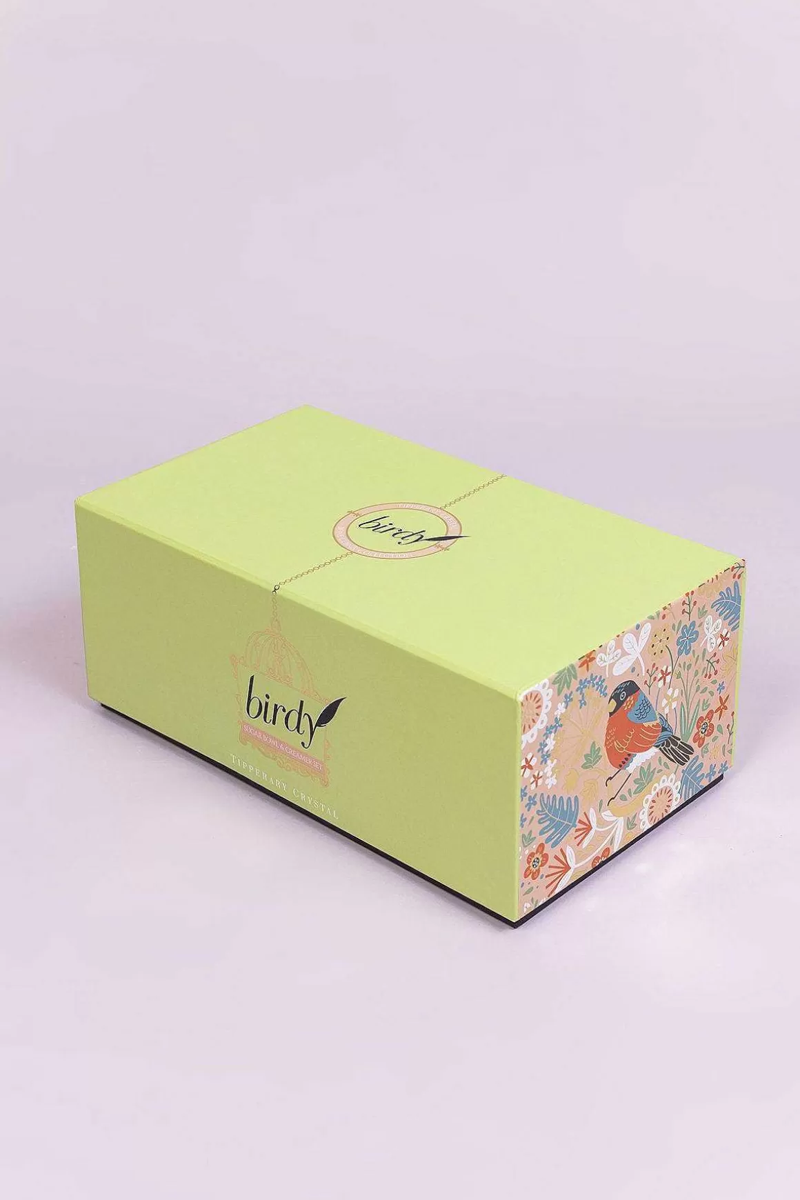 Tipperary Crystal Gift Birdy Greenfinch Sugar & Cream Set Flash Sale