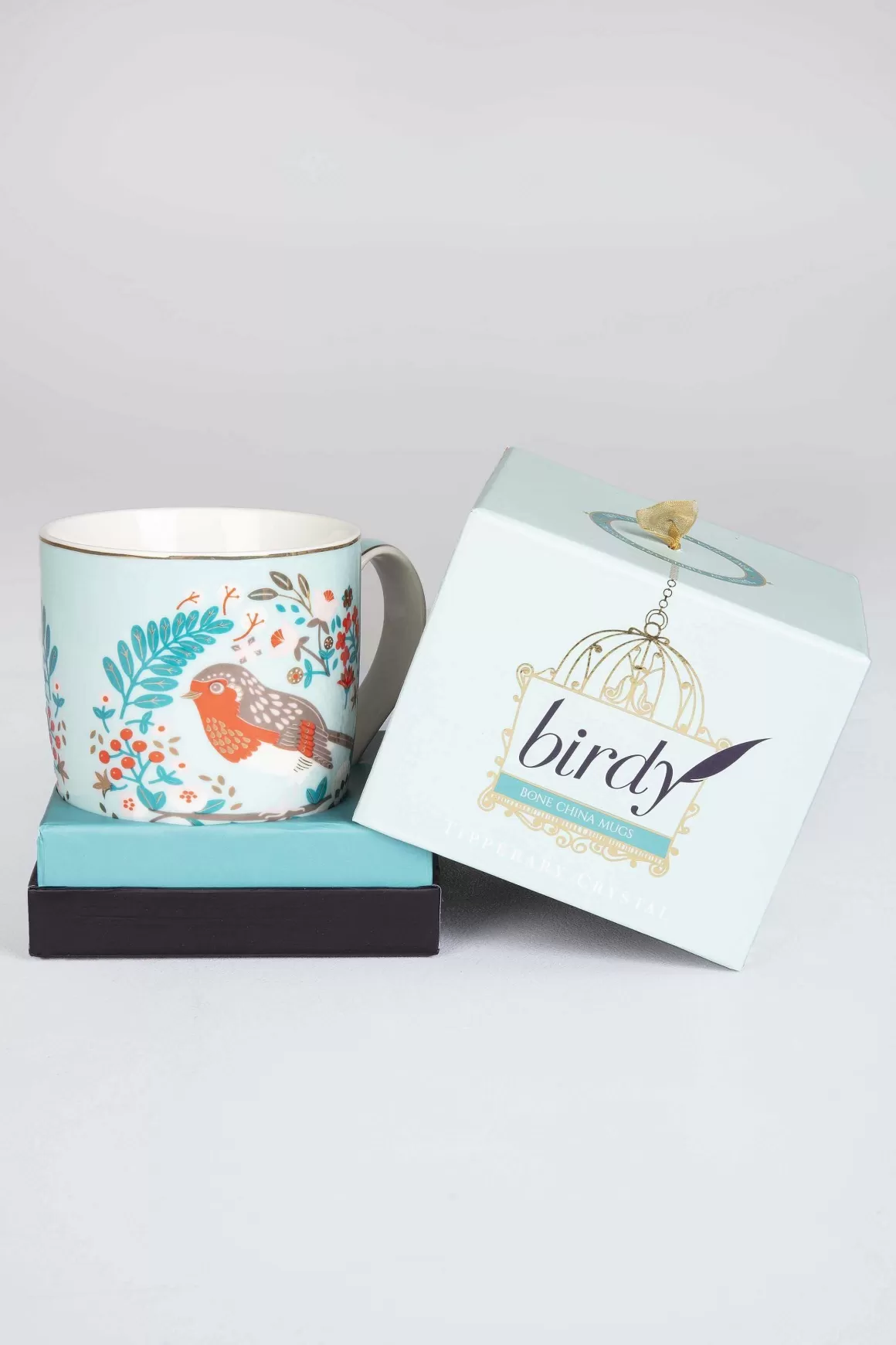 Tipperary Crystal Gift Birdy Mug - Robin Shop