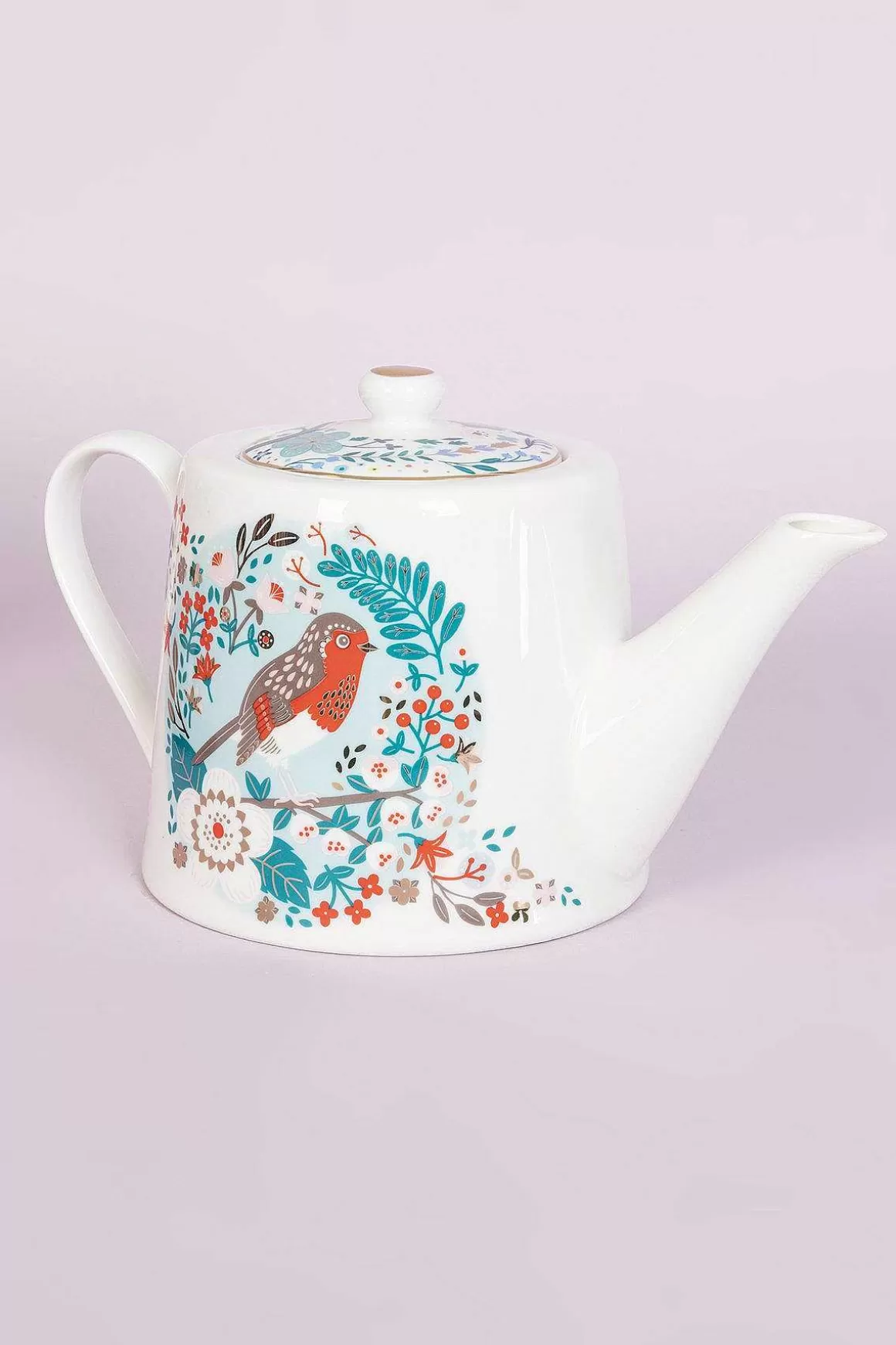 Tipperary Crystal Gift Birdy Robin & Blue Tit Teapot Shop