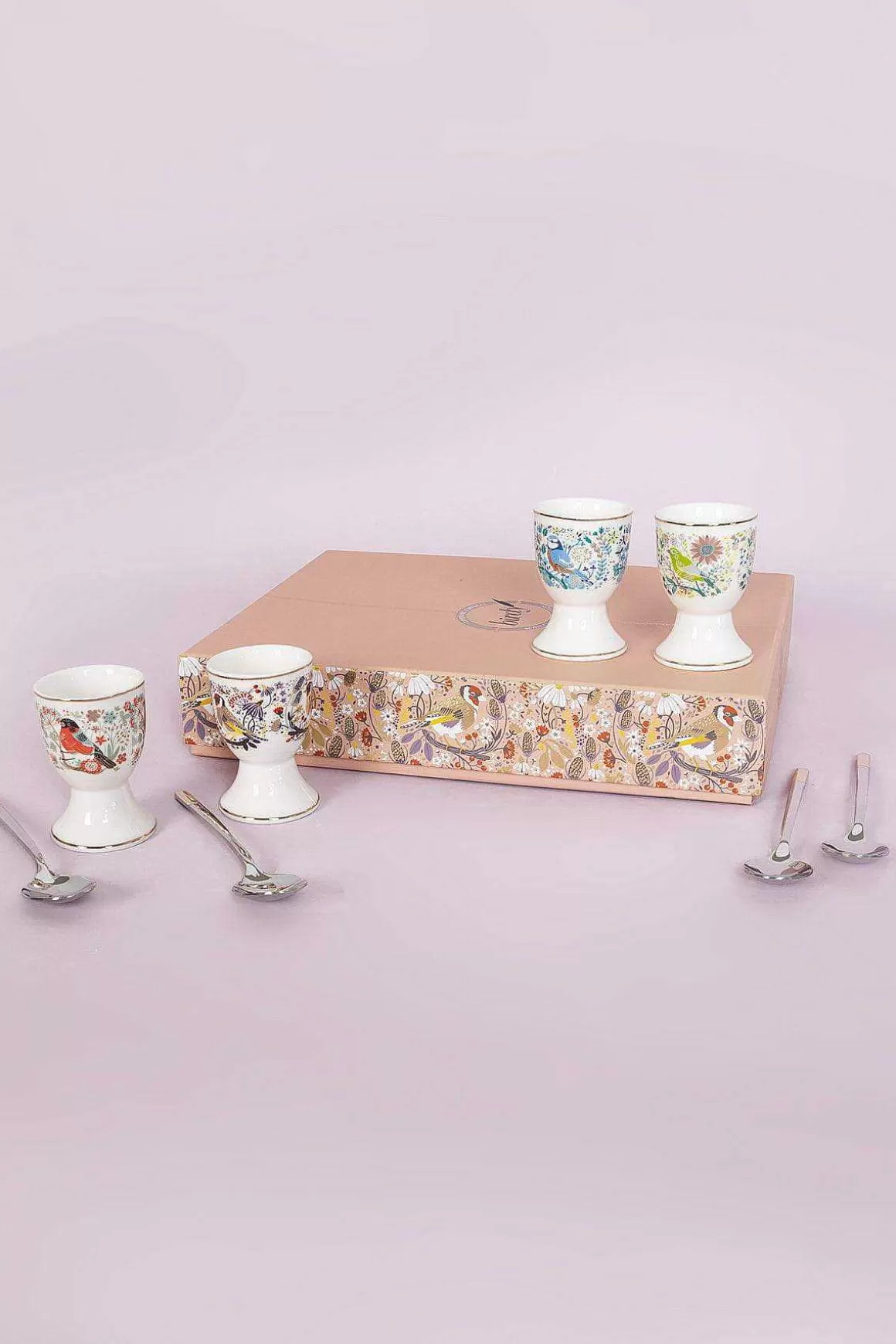 Tipperary Crystal Gift Birdy Set Of 4 Egg Cups Clearance