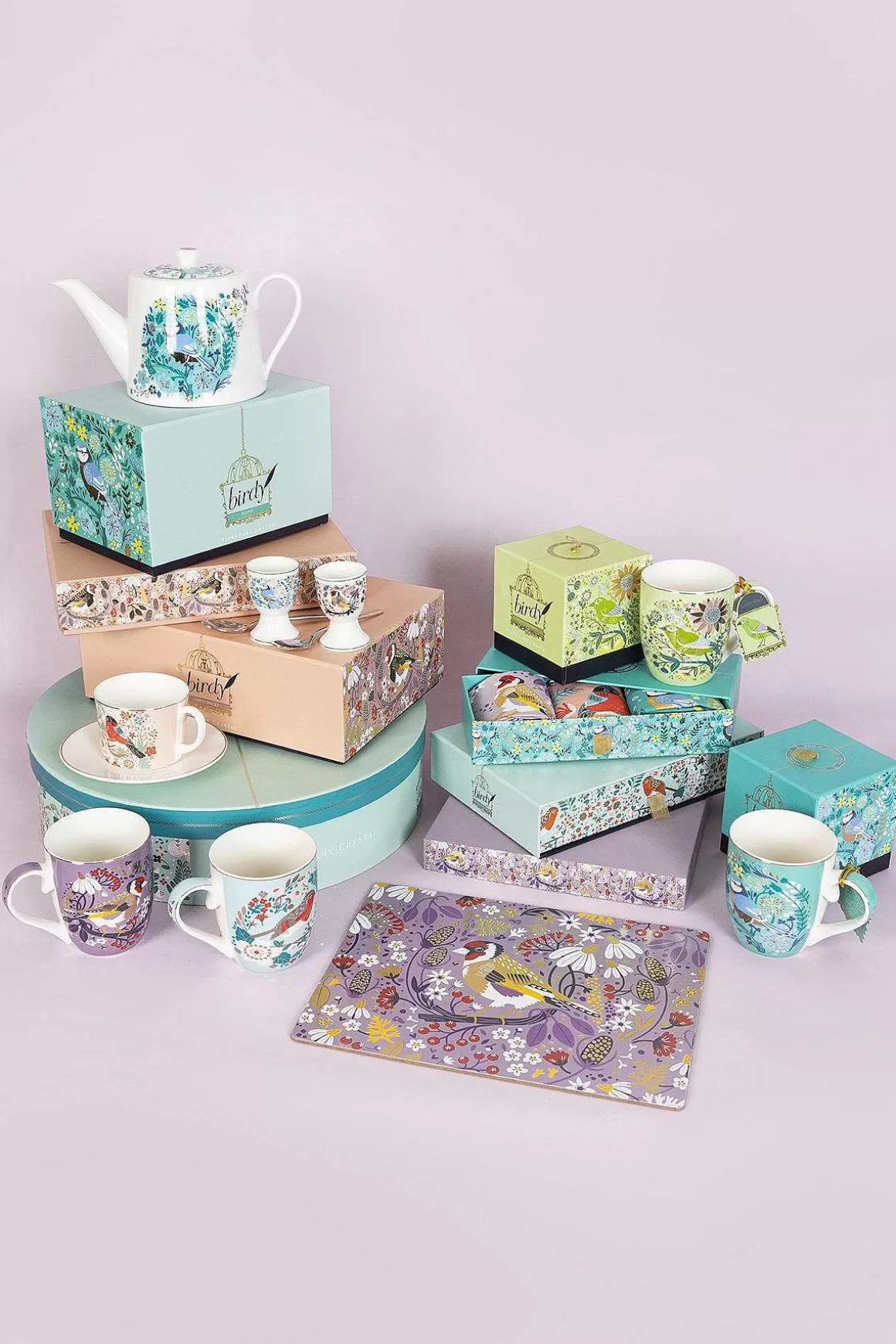 Tipperary Crystal Gift Birdy Set Of 6 Placemats Flash Sale