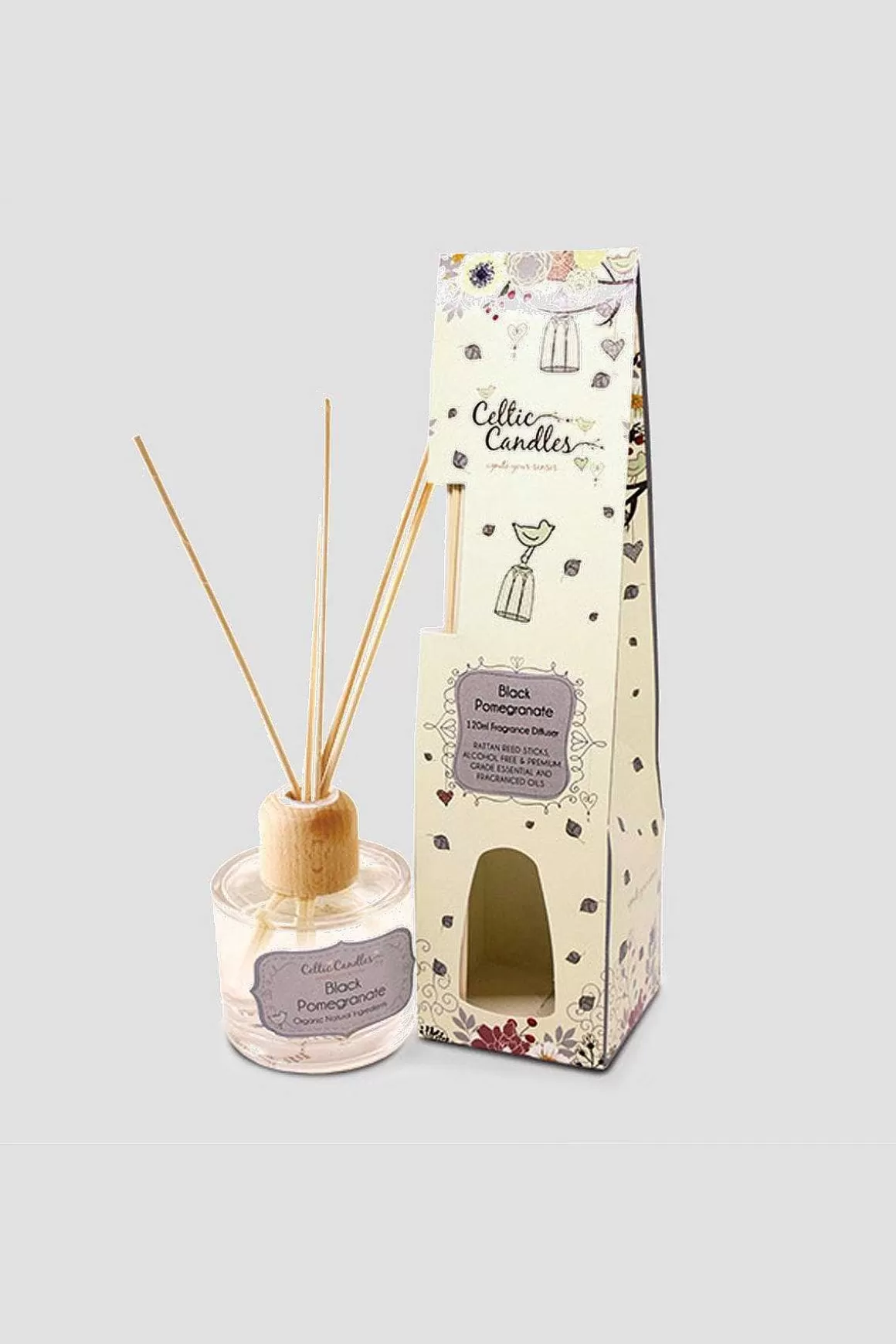 Celtic Candles Black Pomegranate Fragrance Diffuser Hot