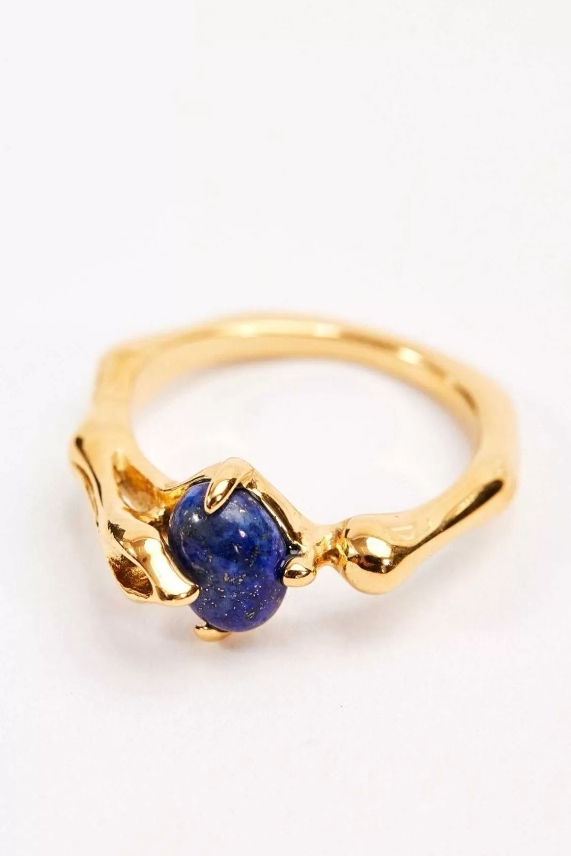 Joularie Blue Lapis Ring Size 8 Hot