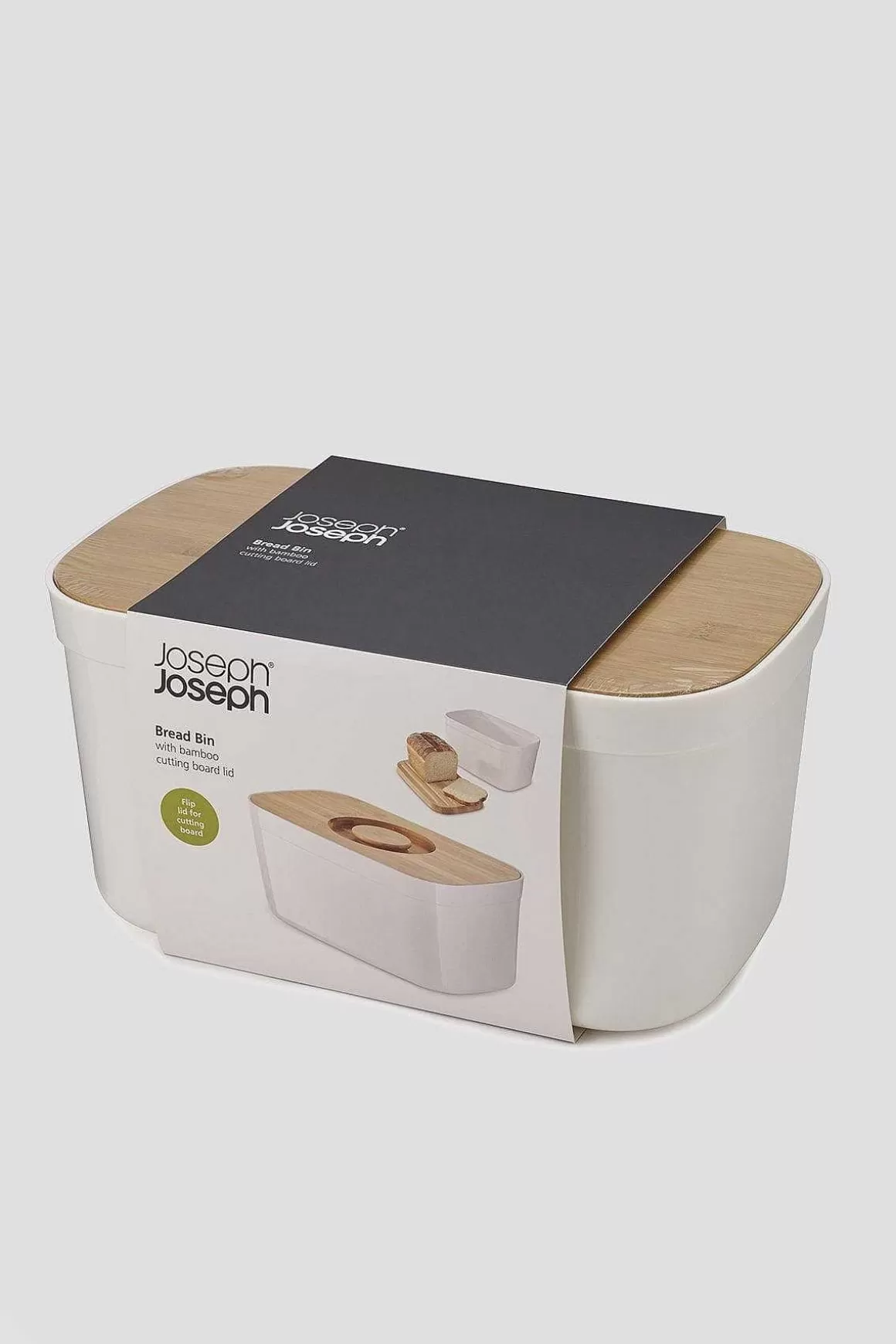 Joseph Joseph Bread Bin With Cutting Board Lid In White Shop