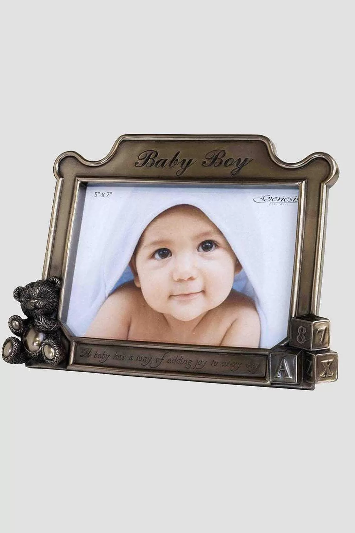 Genesis Bronze Baby Boy Frame Discount