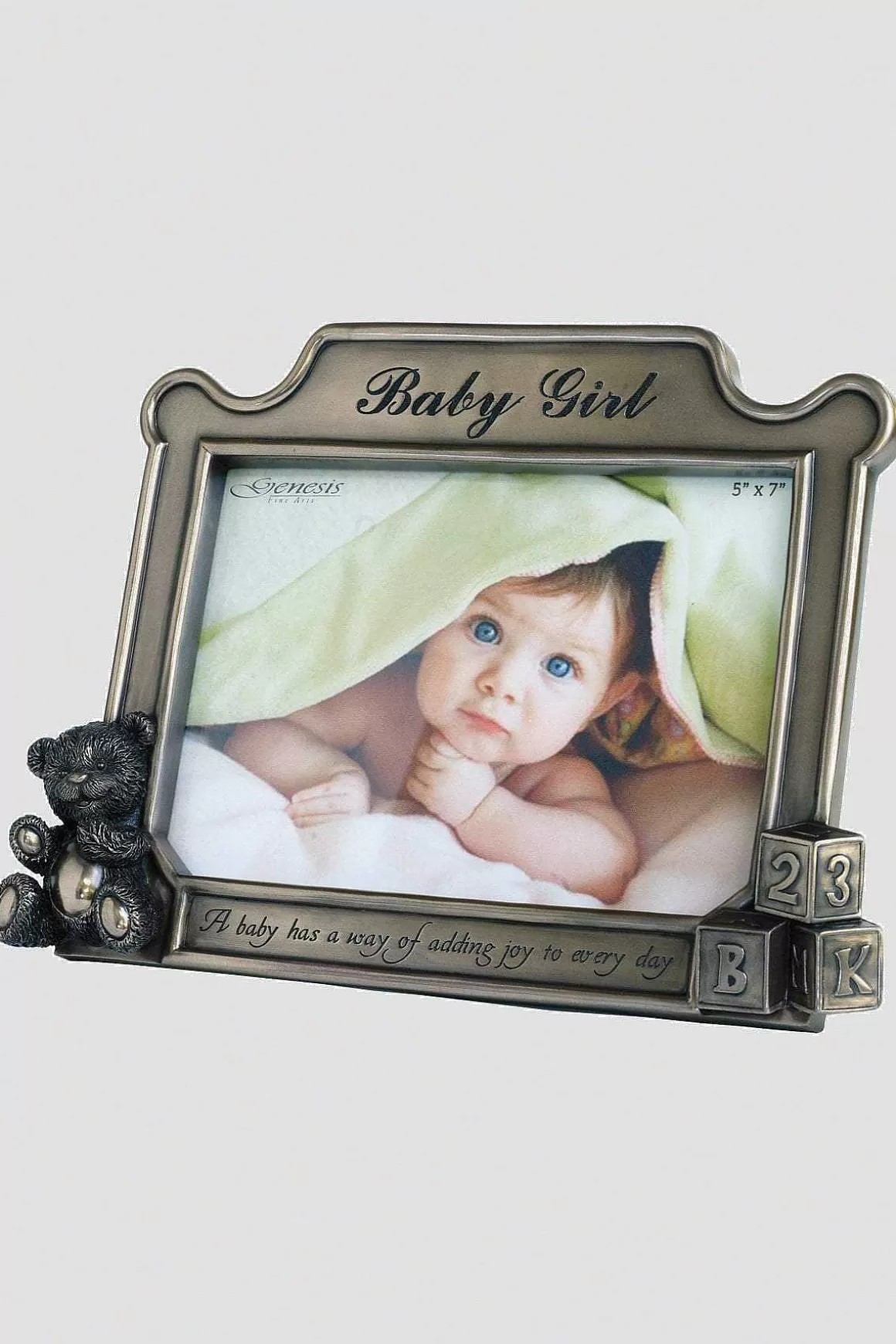 Genesis Bronze Baby Girl Frame Outlet
