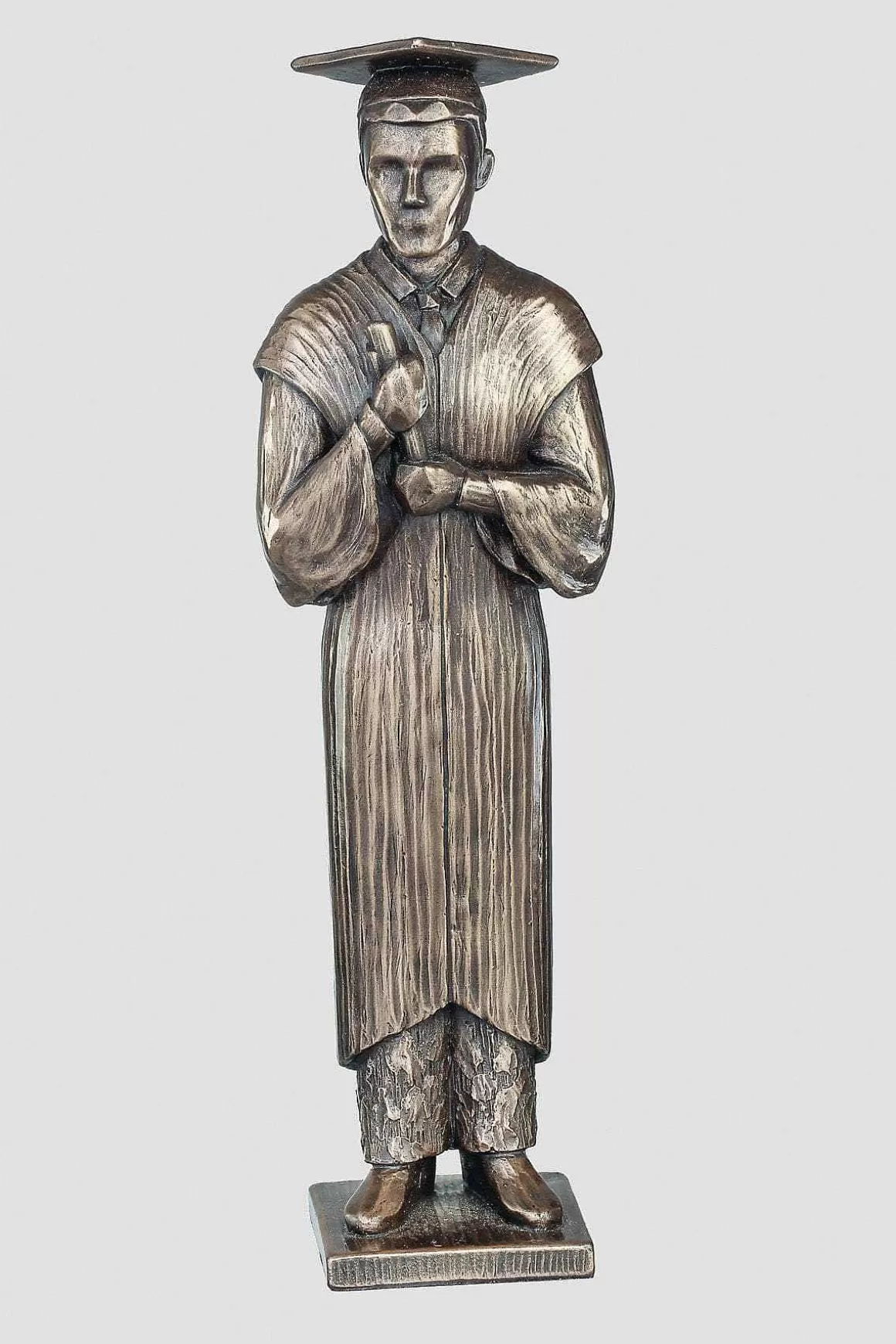 Genesis Bronze Graduation Boy Sculpture Outlet