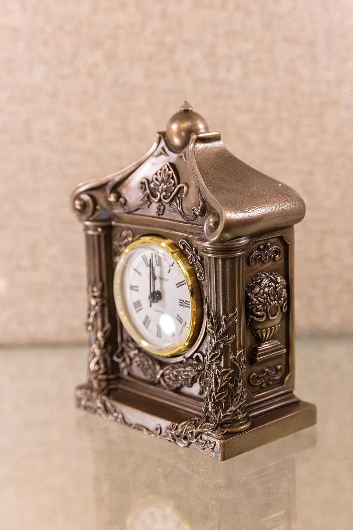 Genesis Bronze Mantle Clock New