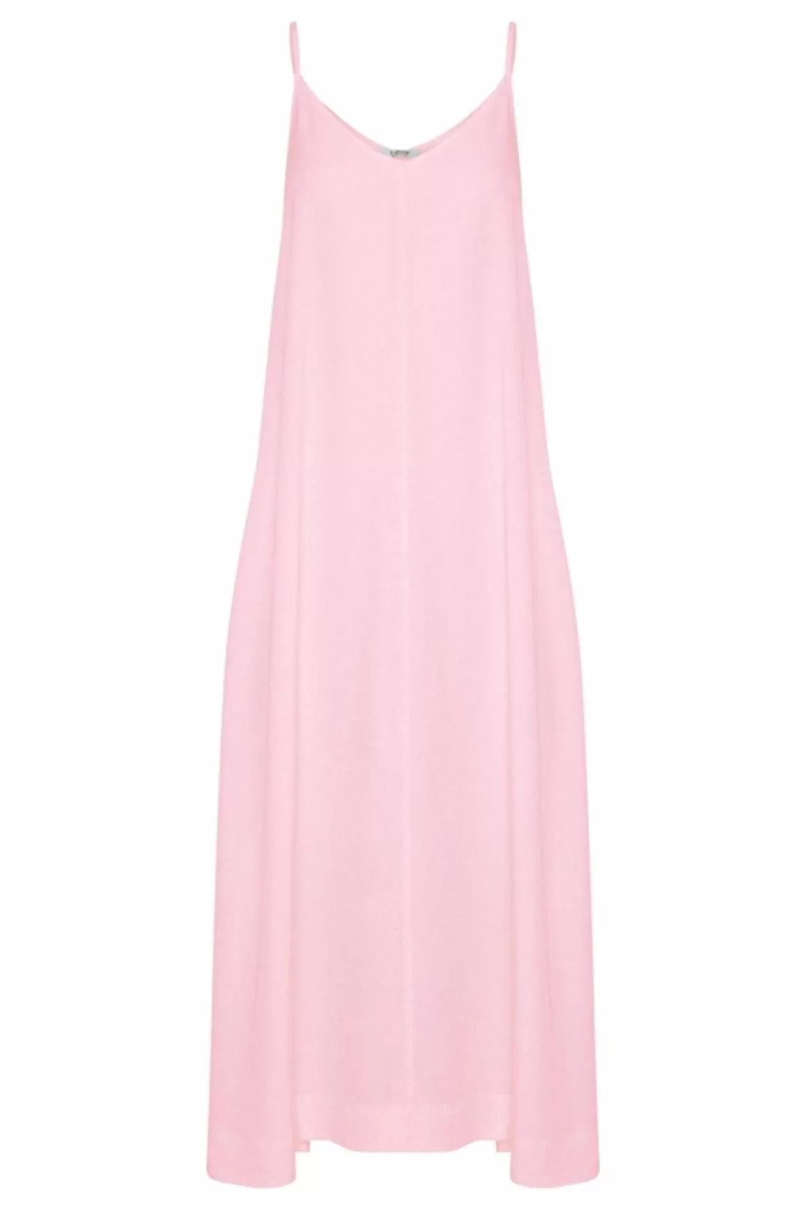 B.Young Byluma Pink Summer Midi Dress Best Sale