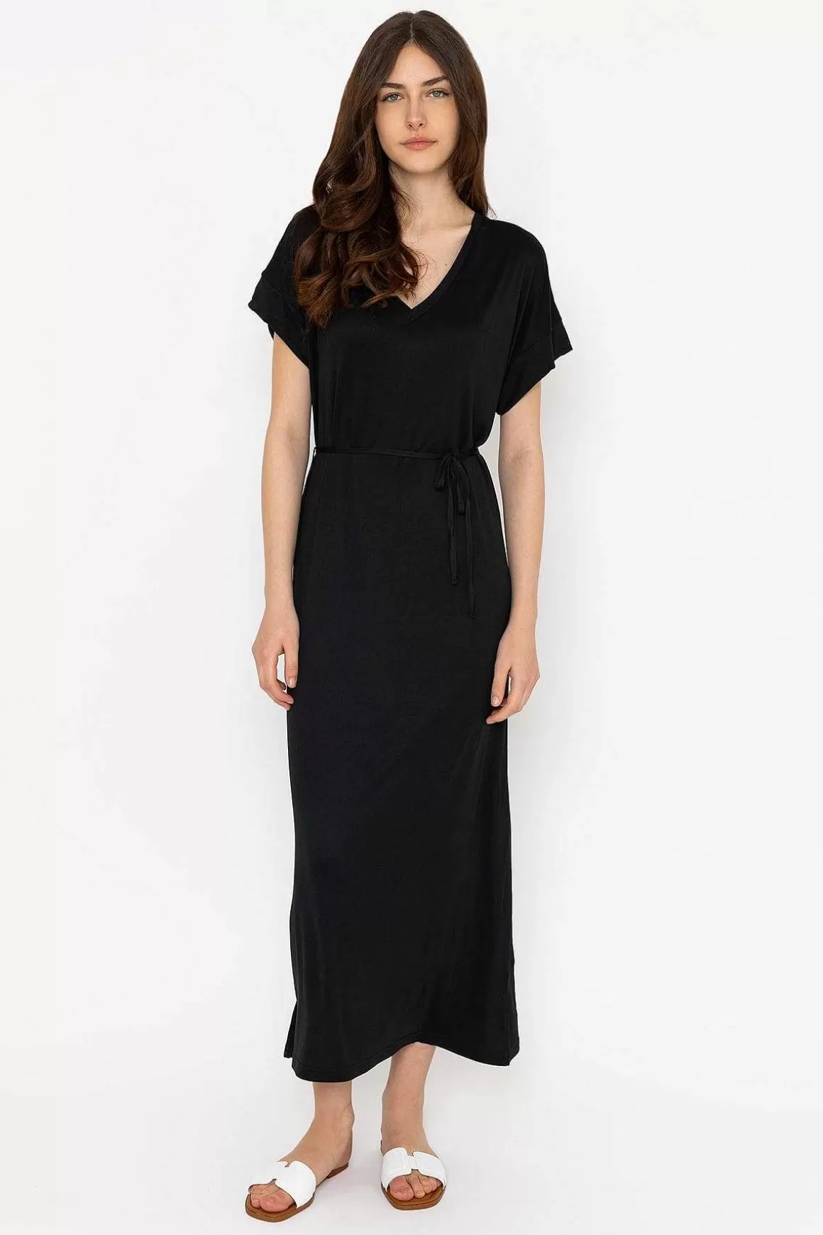 B.Young Bypireni Black Midi Dress Shop