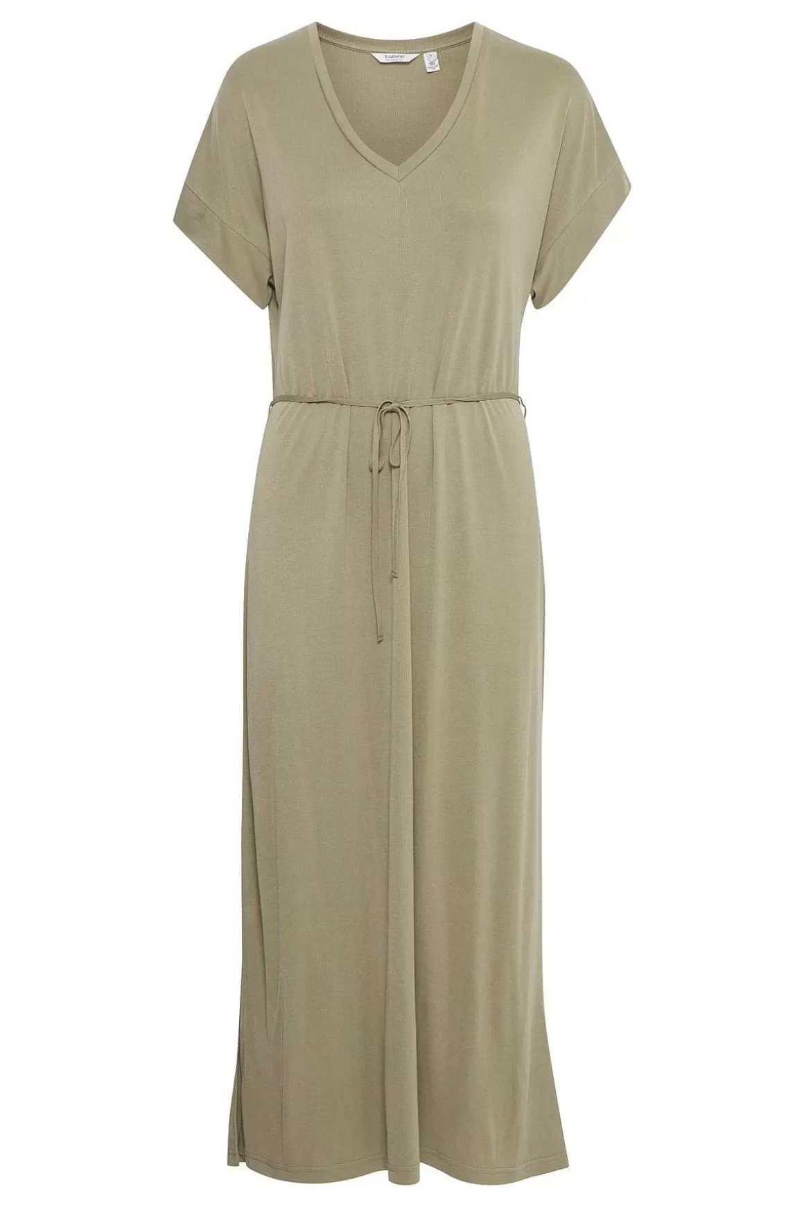 B.Young Bypireni Khaki Green Midi Dress New