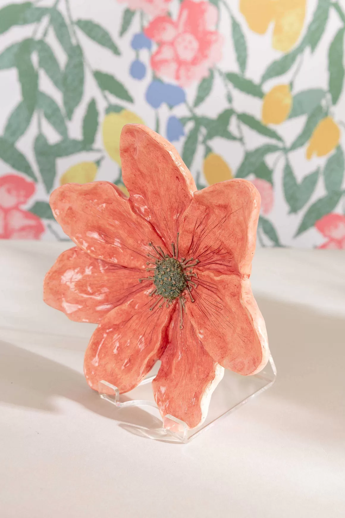 Carraig Donn HOME Ceramic Clematis Wall Plaque Fashion