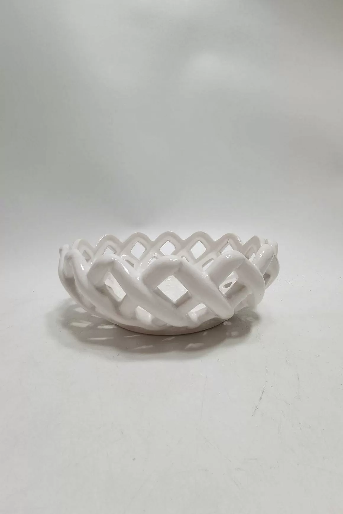Carraig Donn HOME Ceramic Weaved Bowl White Store
