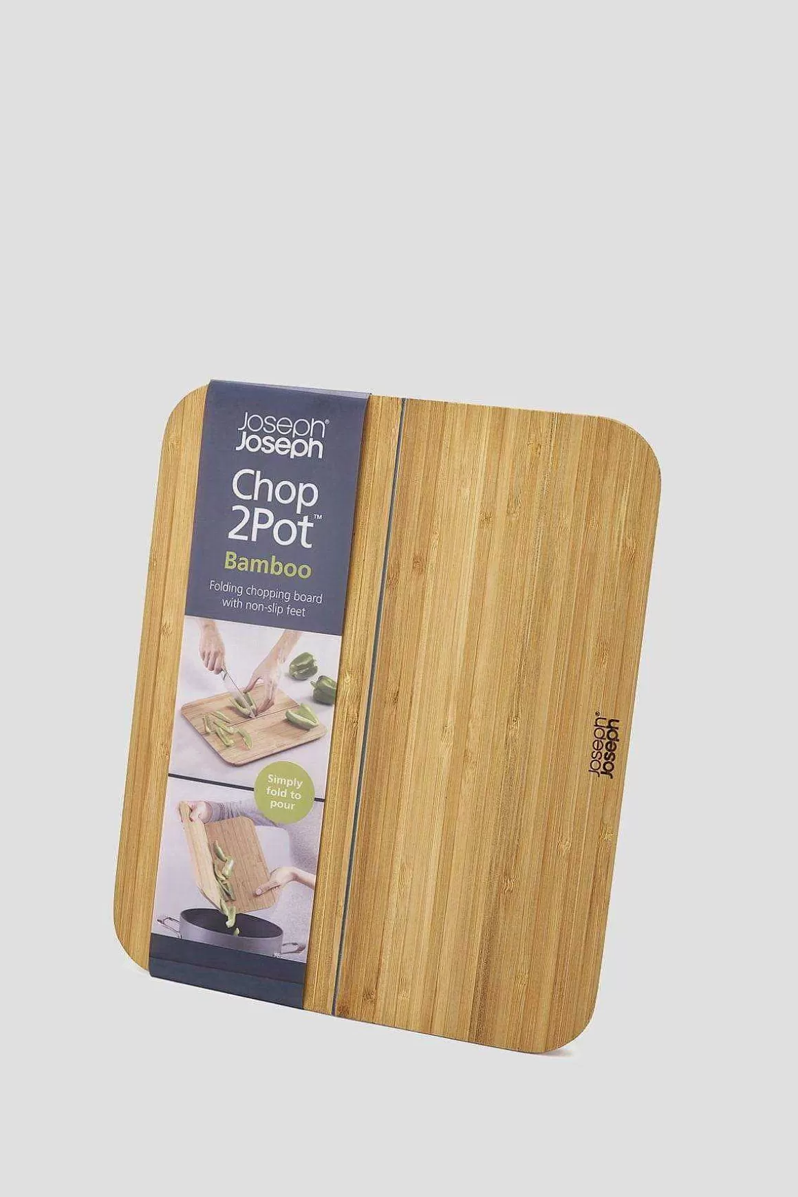 Joseph Joseph Chop2Pot Bamboo Folding Chopping Board Fashion