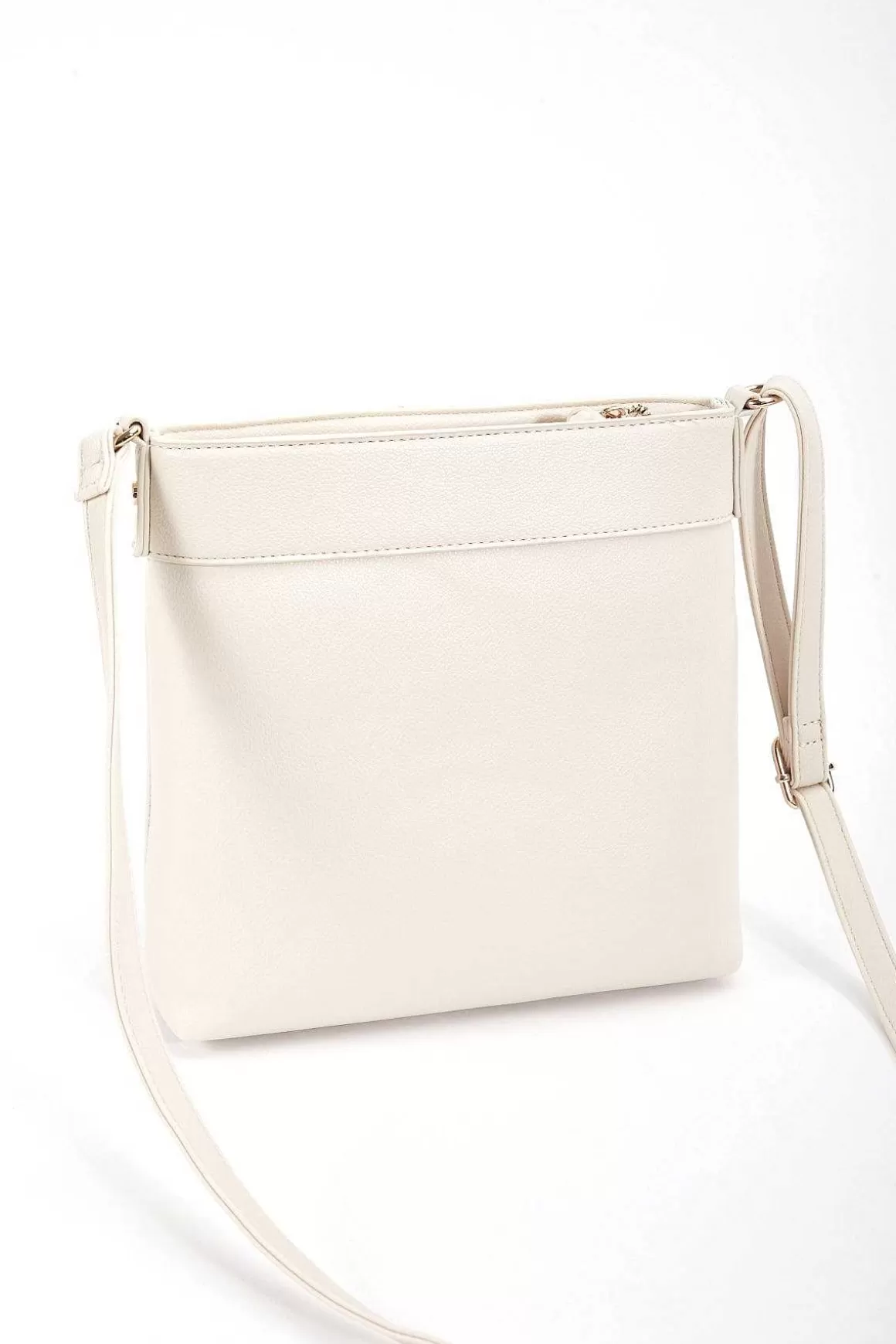 SOUL Accessories Classic Crossbody Front Zip Bag In Cream Shop