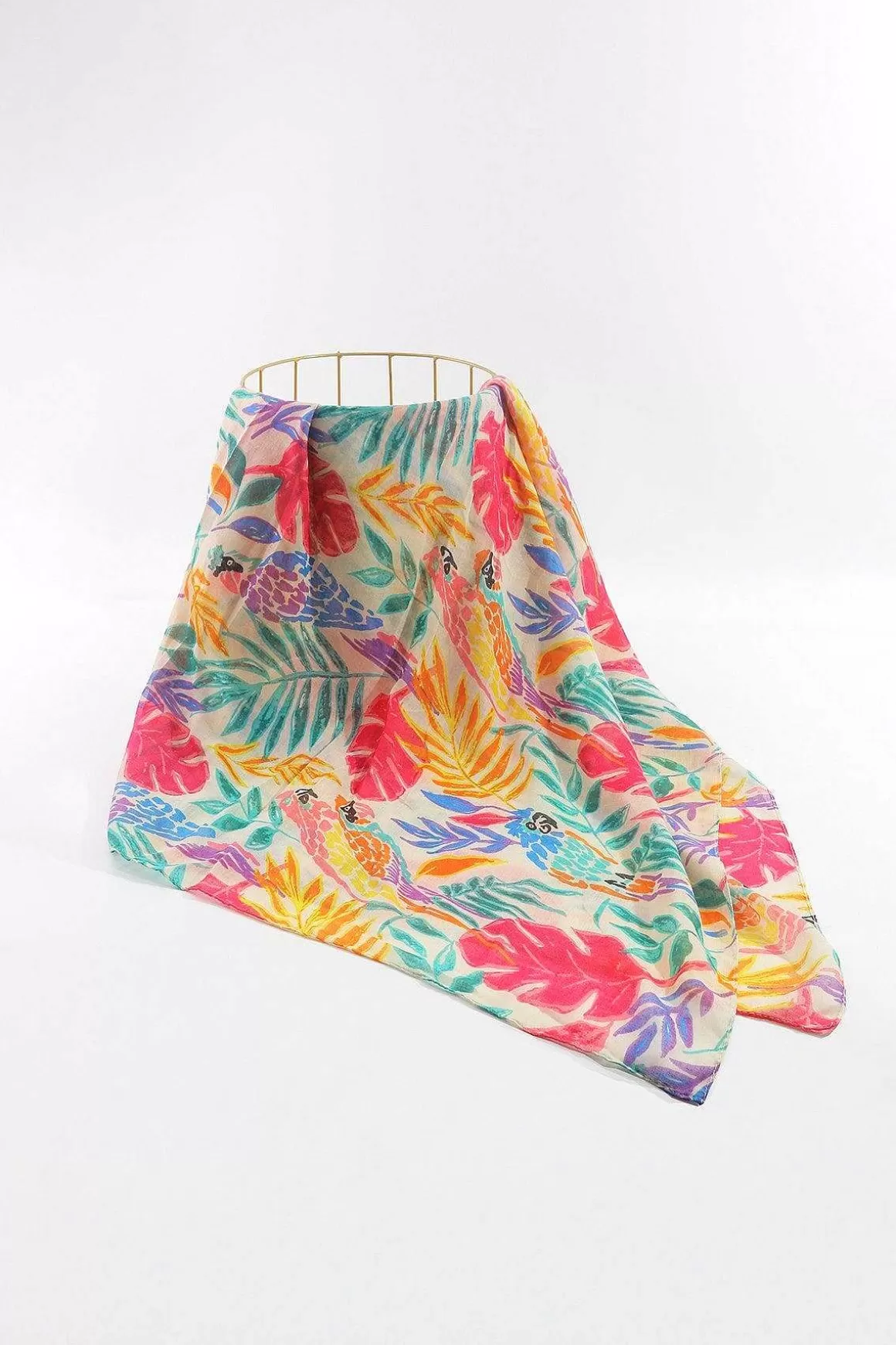 SOUL Accessories Colourful Bloom Scarf Flash Sale