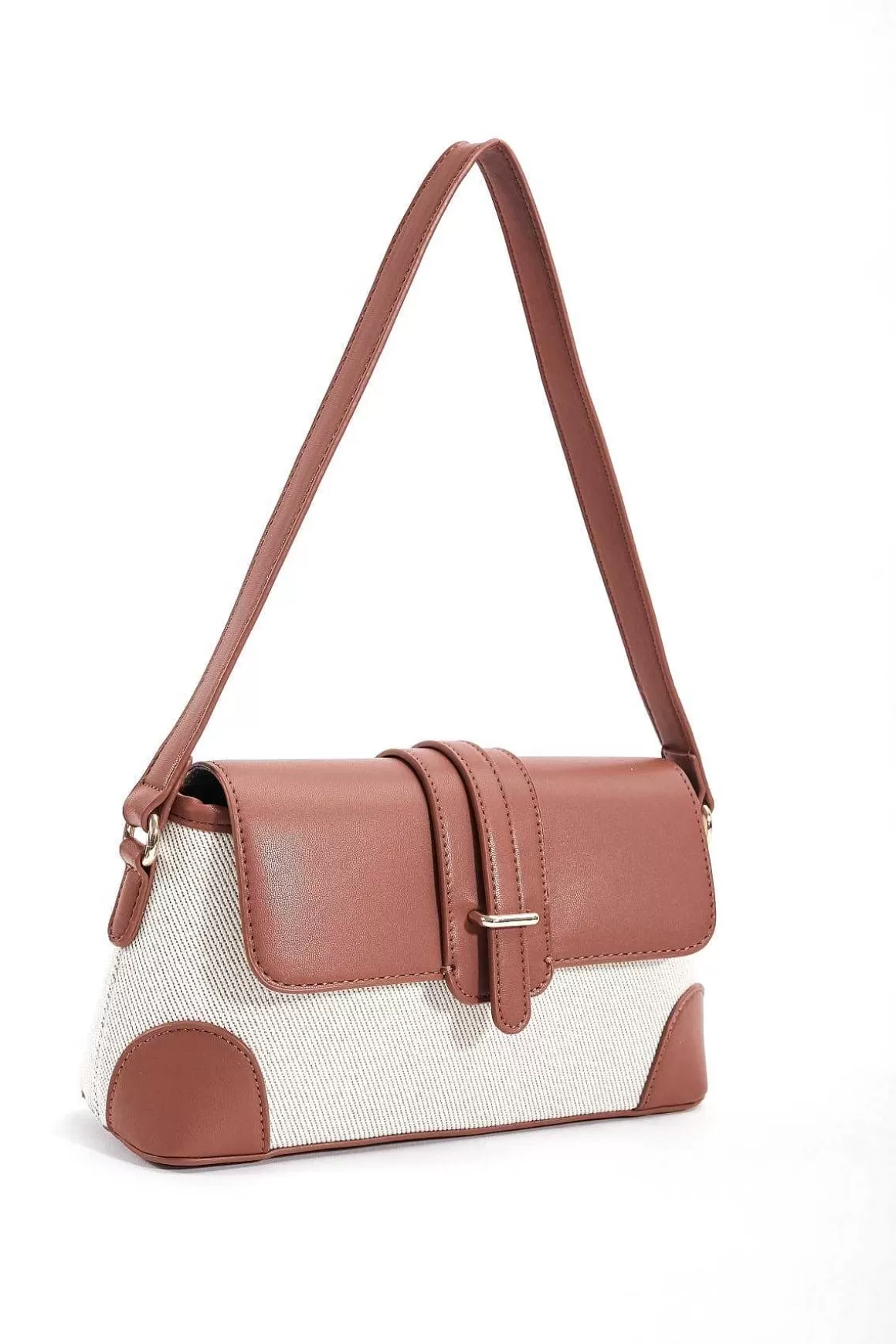 SOUL Accessories Contrast Top Shoulder Bag In Tan Hot