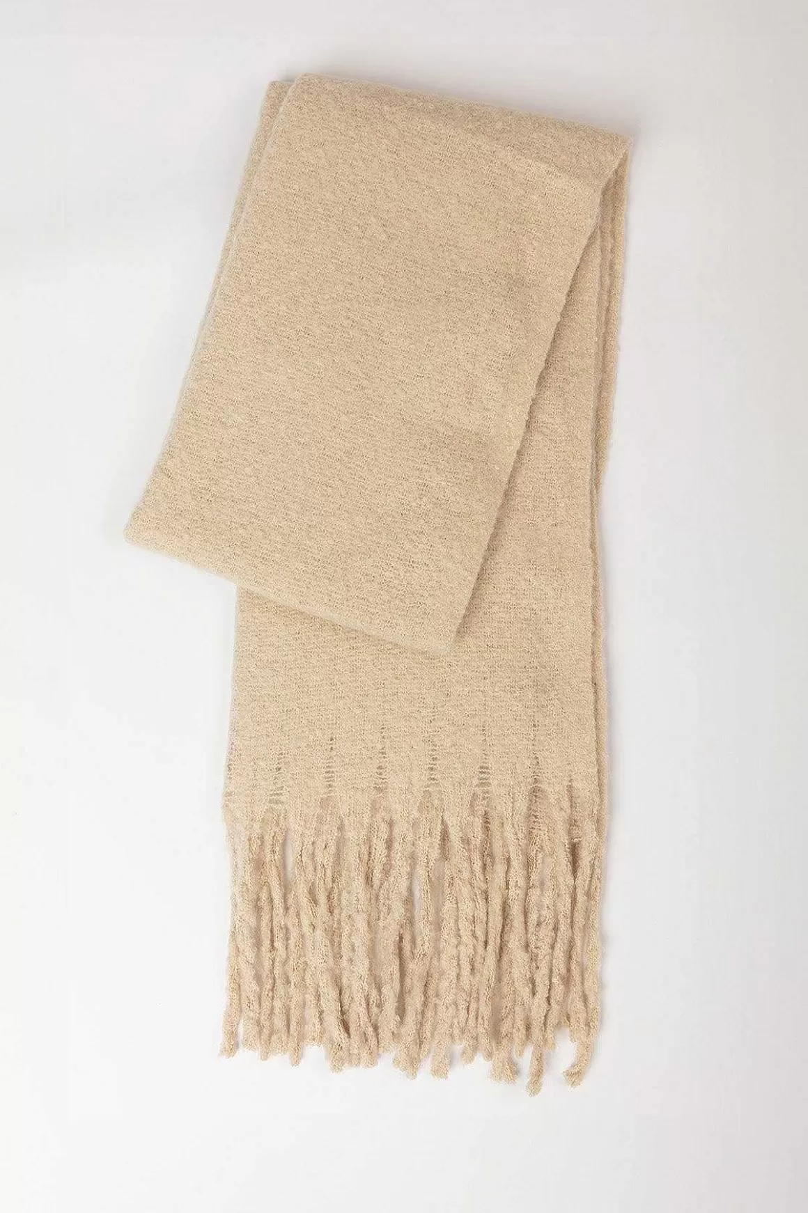 SOUL Accessories Cosy Scarf In Cream Flash Sale