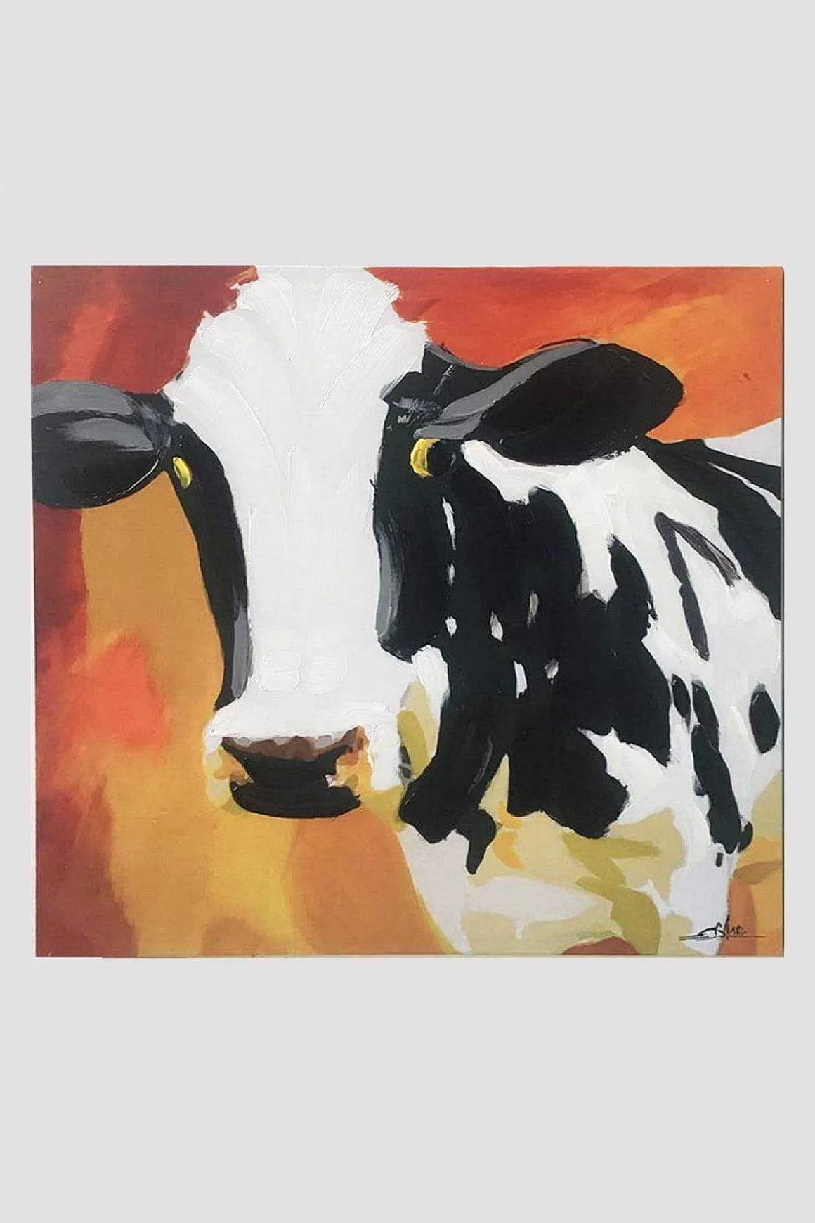 Carraig Donn HOME Cow Canvas Art Wall Decor Best