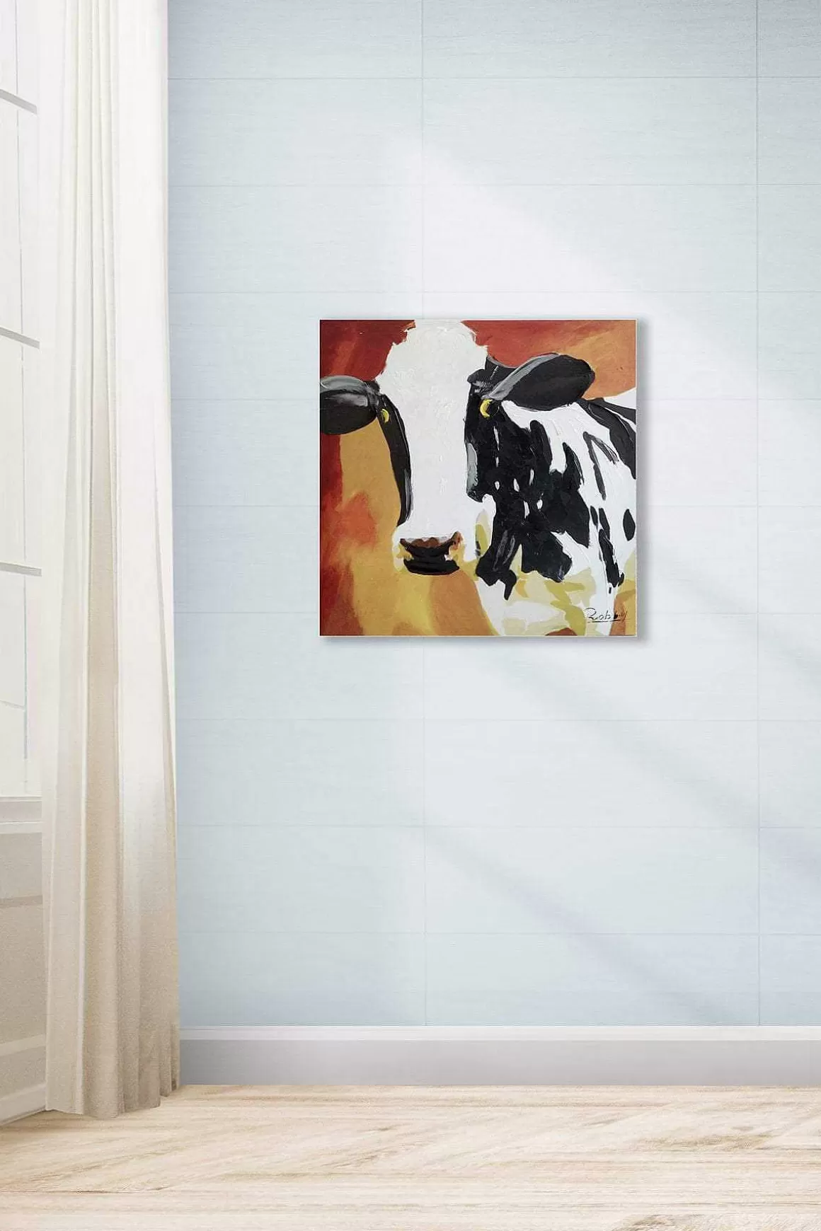 Carraig Donn HOME Cow Canvas Art Wall Decor Best
