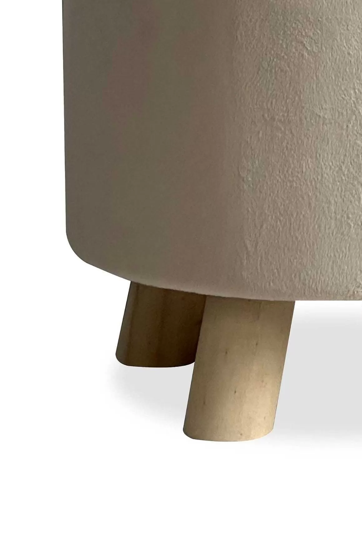 Carraig Donn HOME Cream Velour Footstool Online