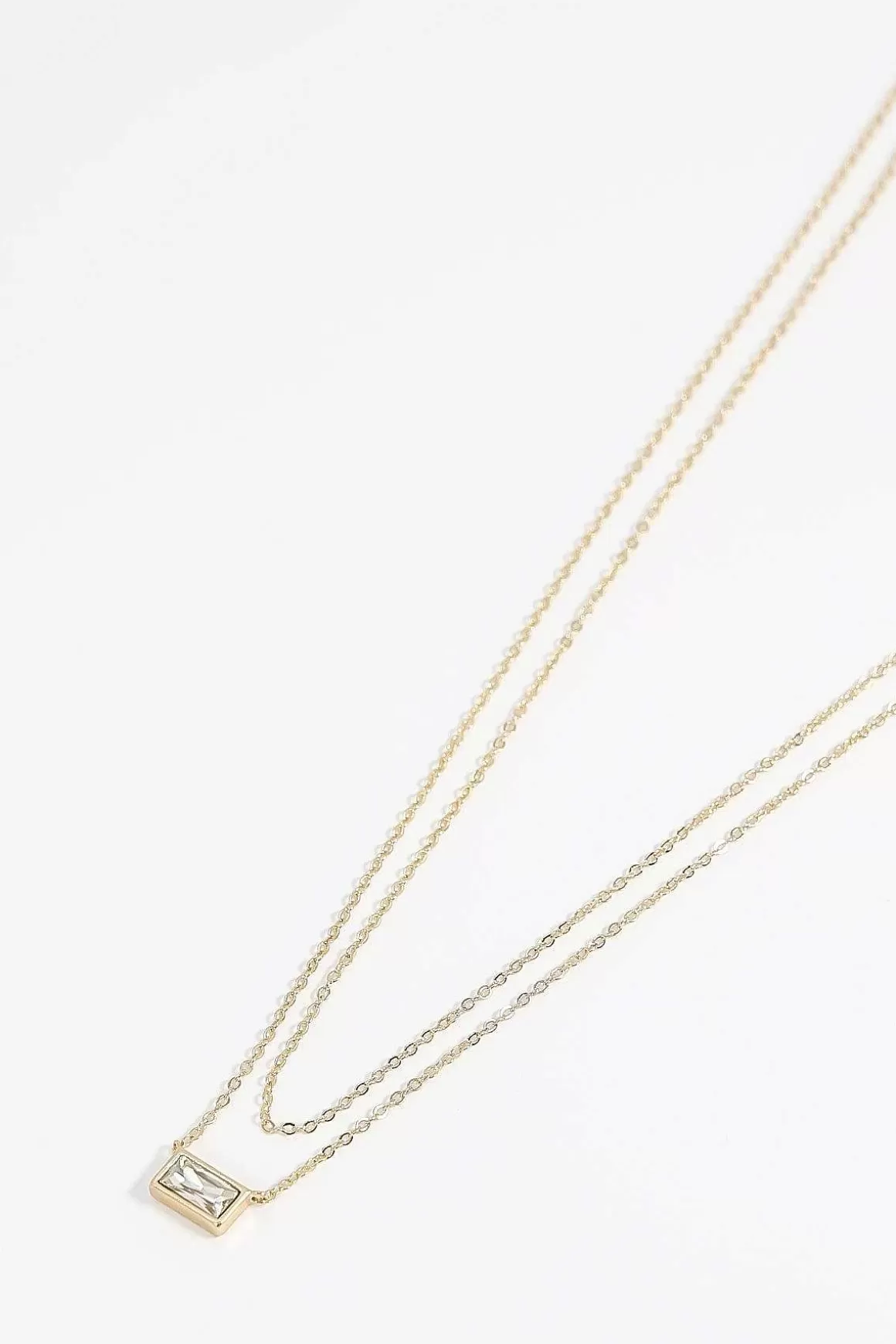 Soul Jewellery Dual Chain Necklace In Gold New