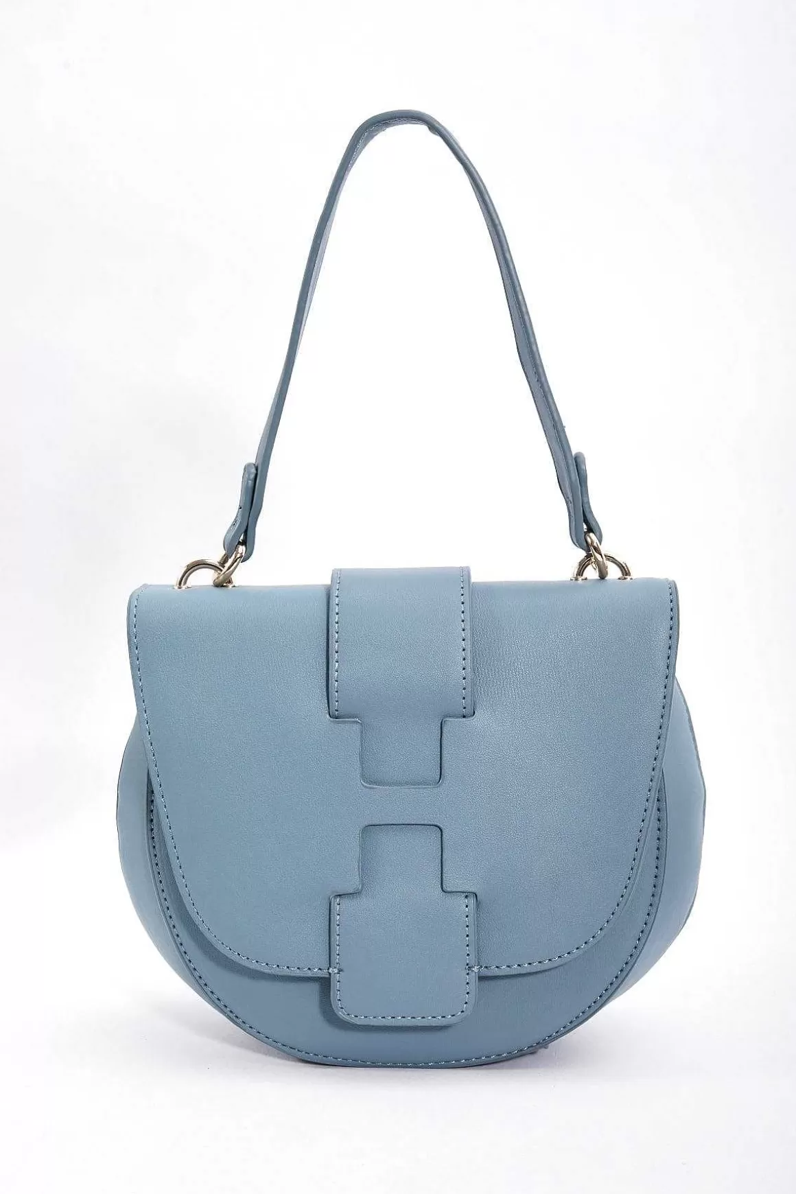 SOUL Accessories Flap Over Satchel Bag In Blue Store