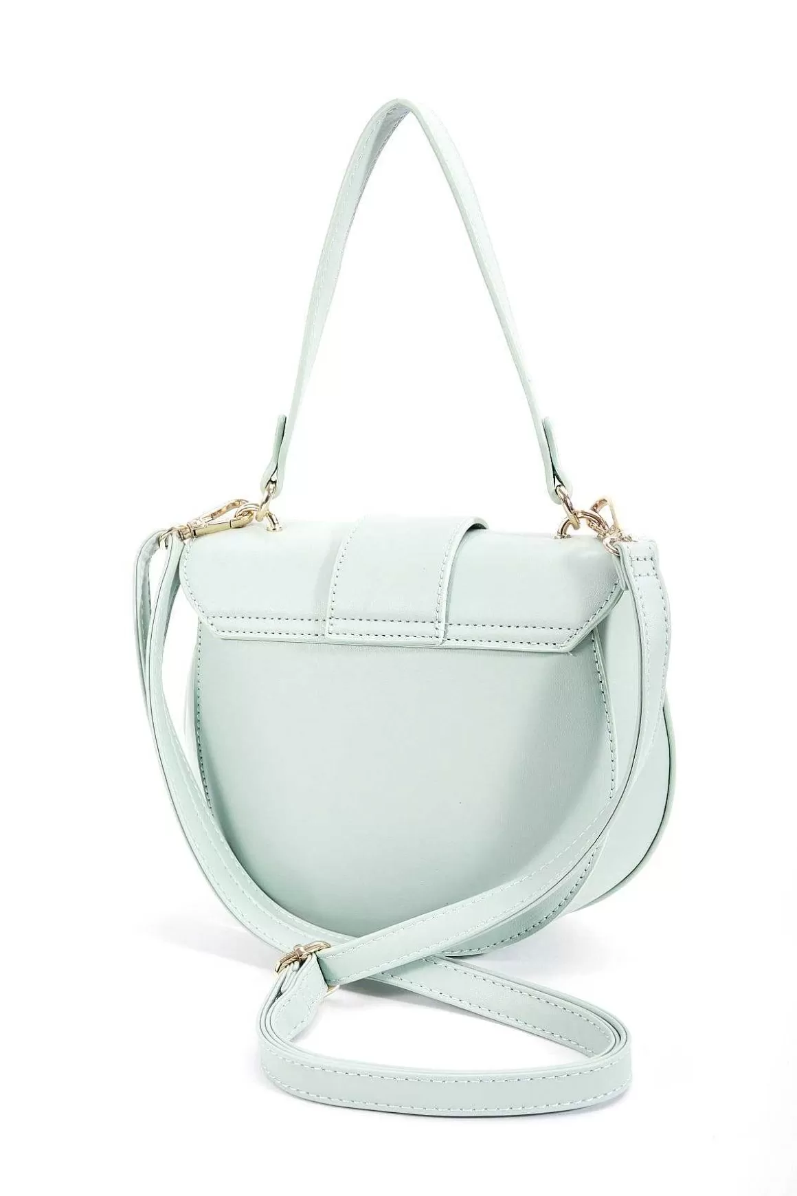 SOUL Accessories Flap Over Satchel Bag In Sage Flash Sale