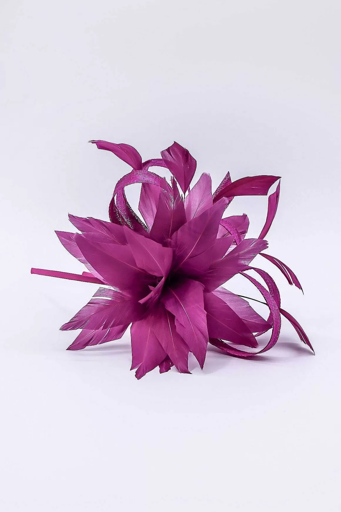 SOUL Accessories Flower Fascinator In Plum Fashion
