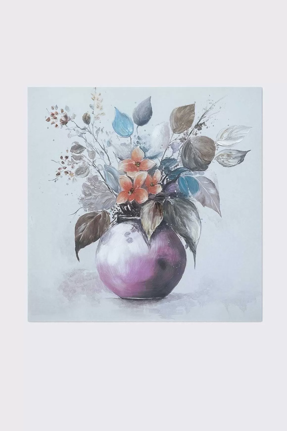 Carraig Donn HOME Flowers Posy Textured Canvas Wall Art Flash Sale