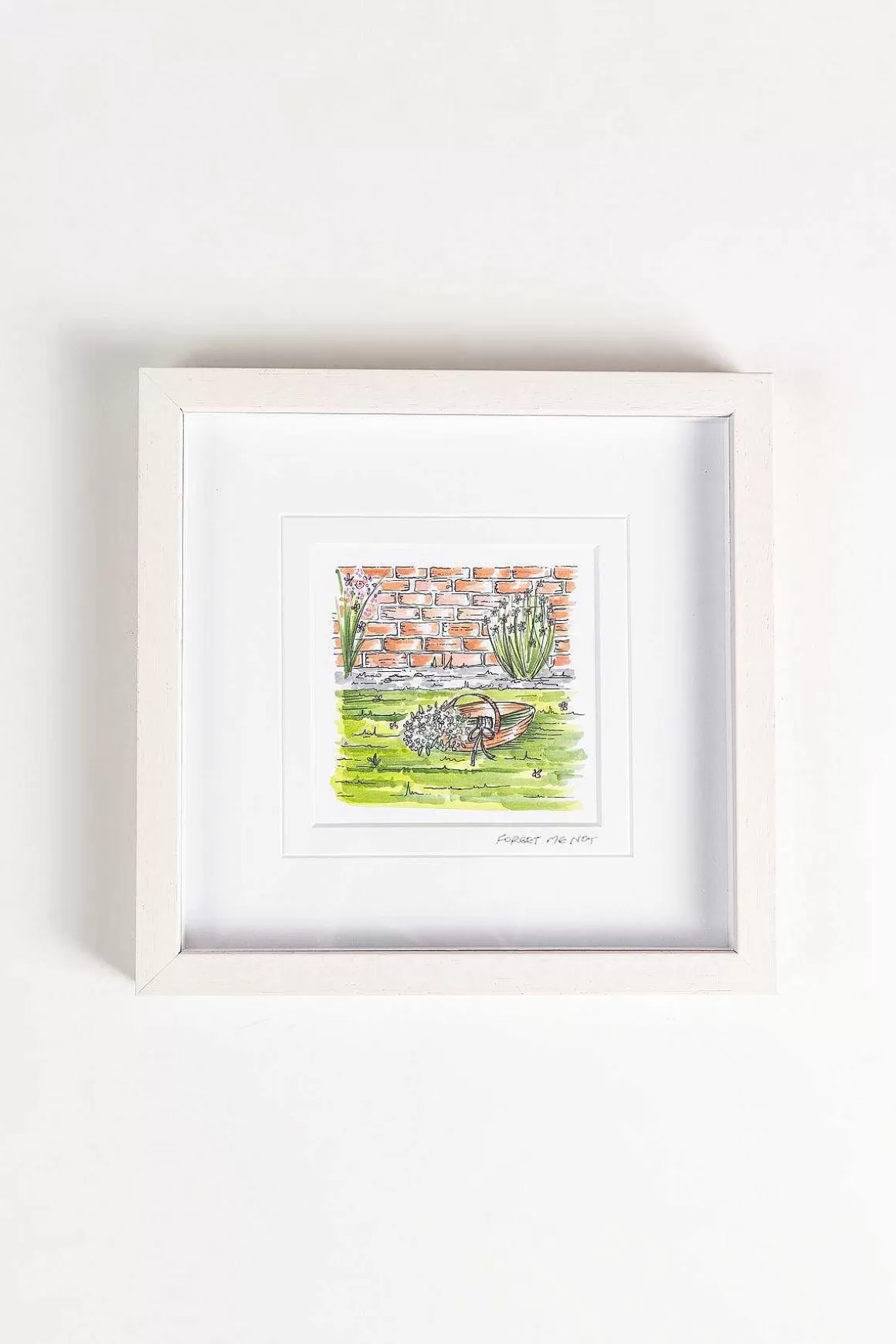 Blue Shoe Gallery Forget Me Not Framed Art Print Cheap