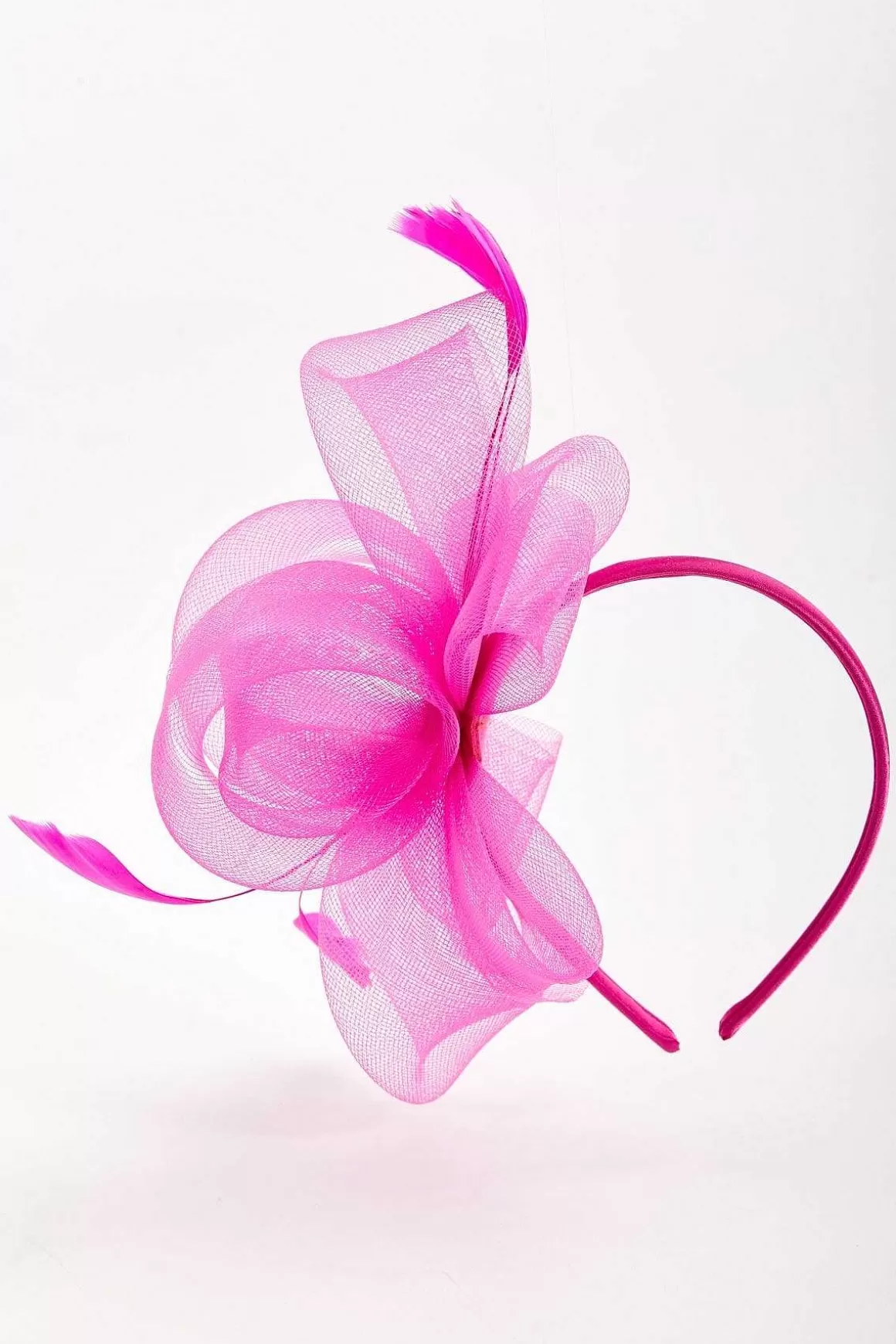 SOUL Accessories Fuchsia Hairband Fascinator With Feathers Sale