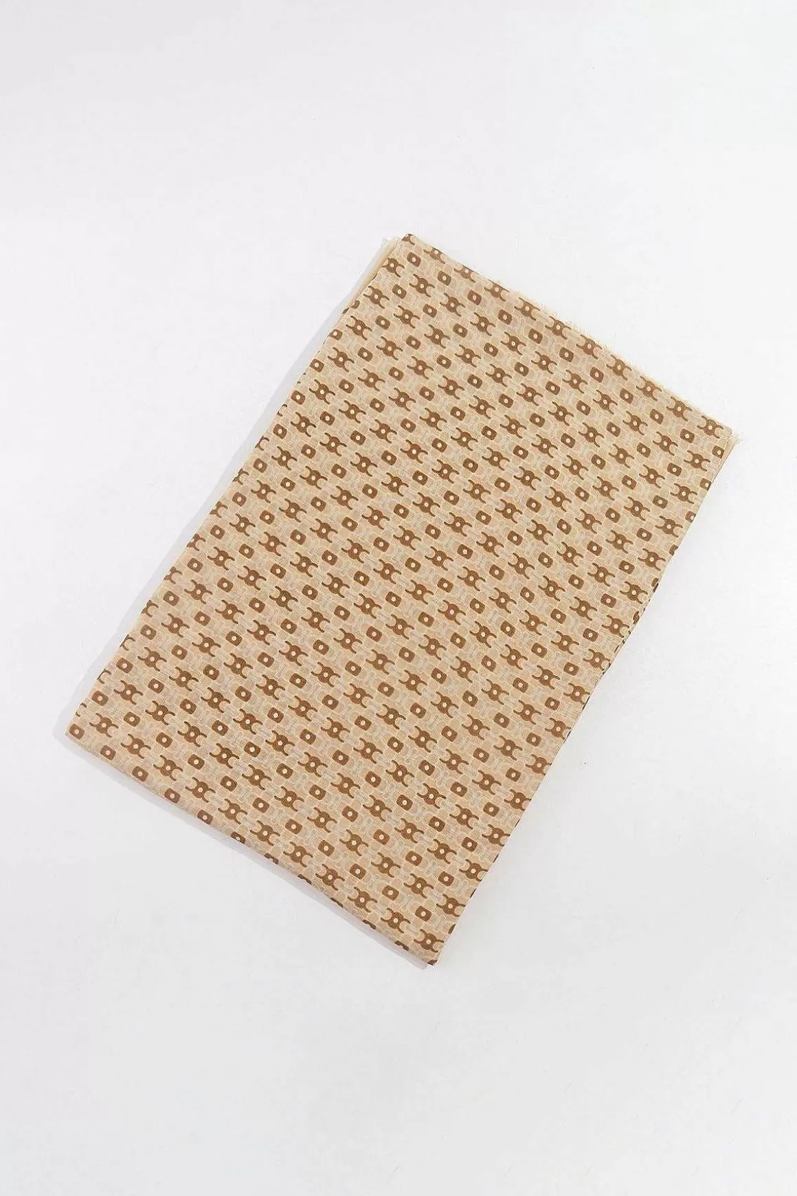 SOUL Accessories Geo Print Scarf In Cream Fashion