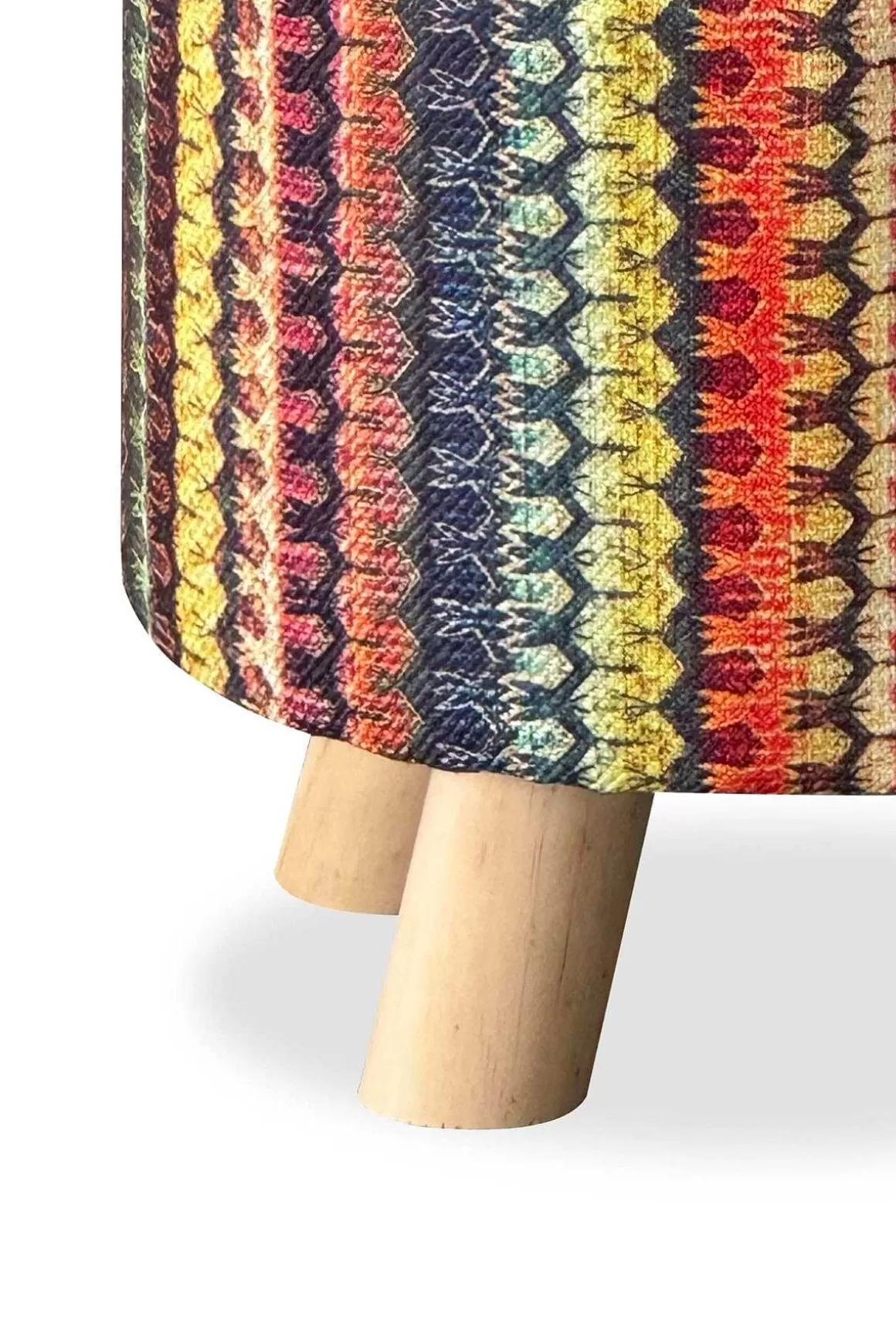 Carraig Donn HOME Geometric Stripe Footstool Fashion