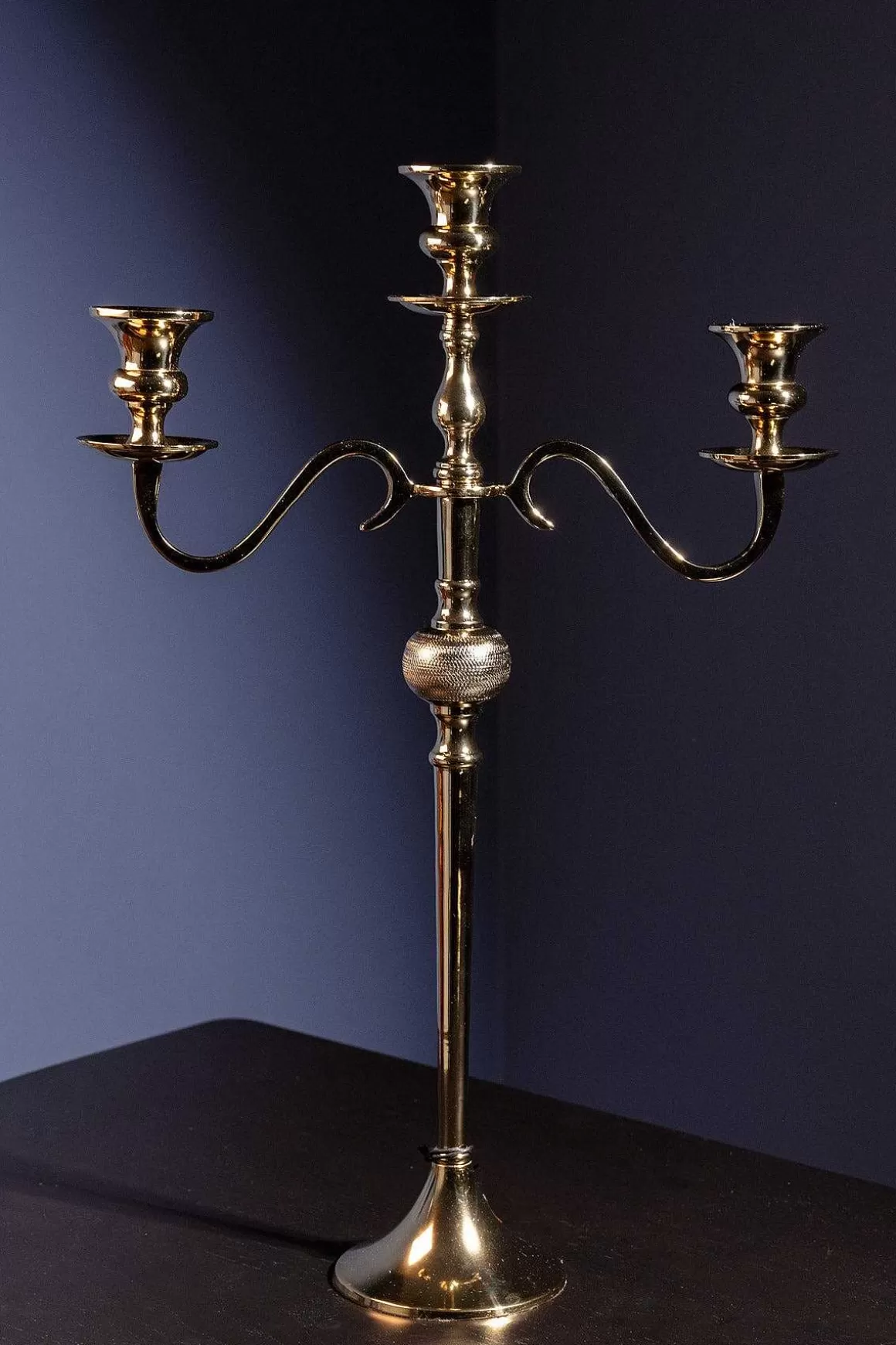 Atticus & Stone Gold 3 Arm Candelabra Best Sale