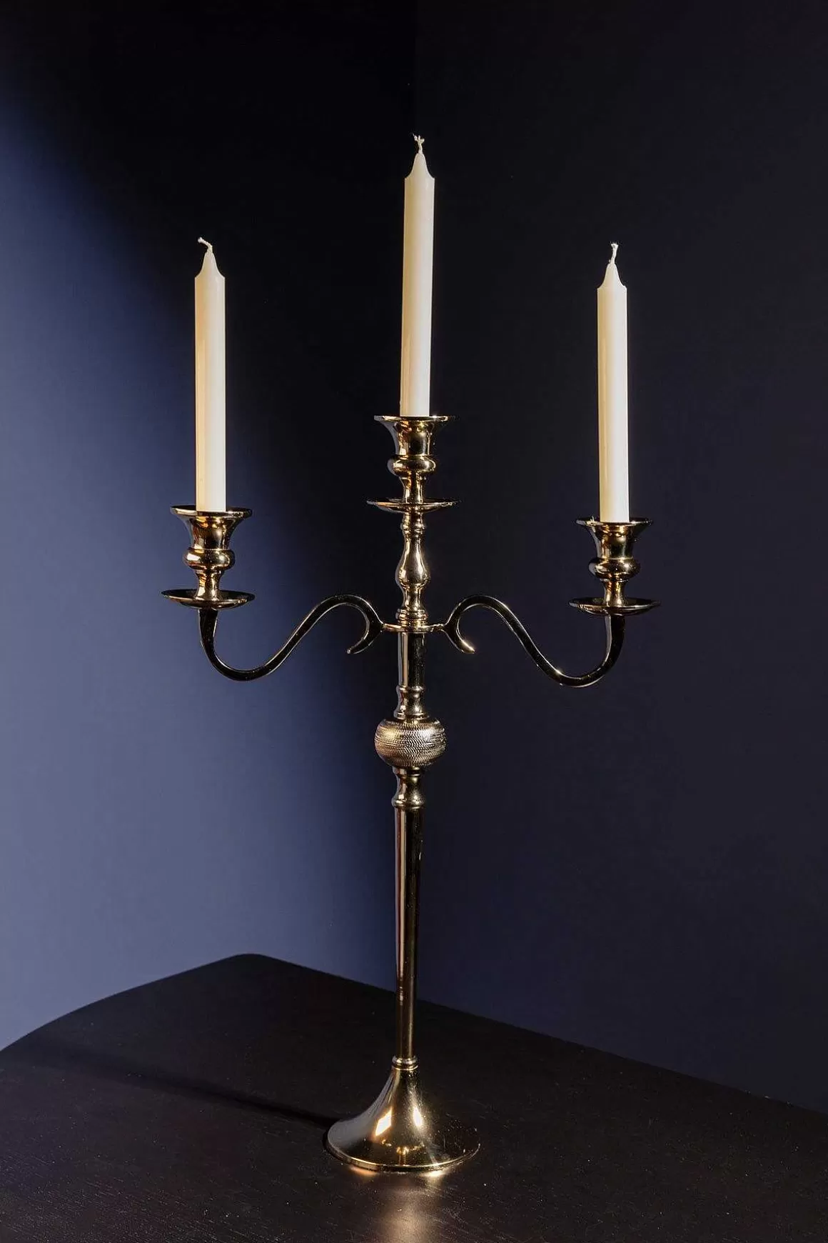Atticus & Stone Gold 3 Arm Candelabra Best Sale