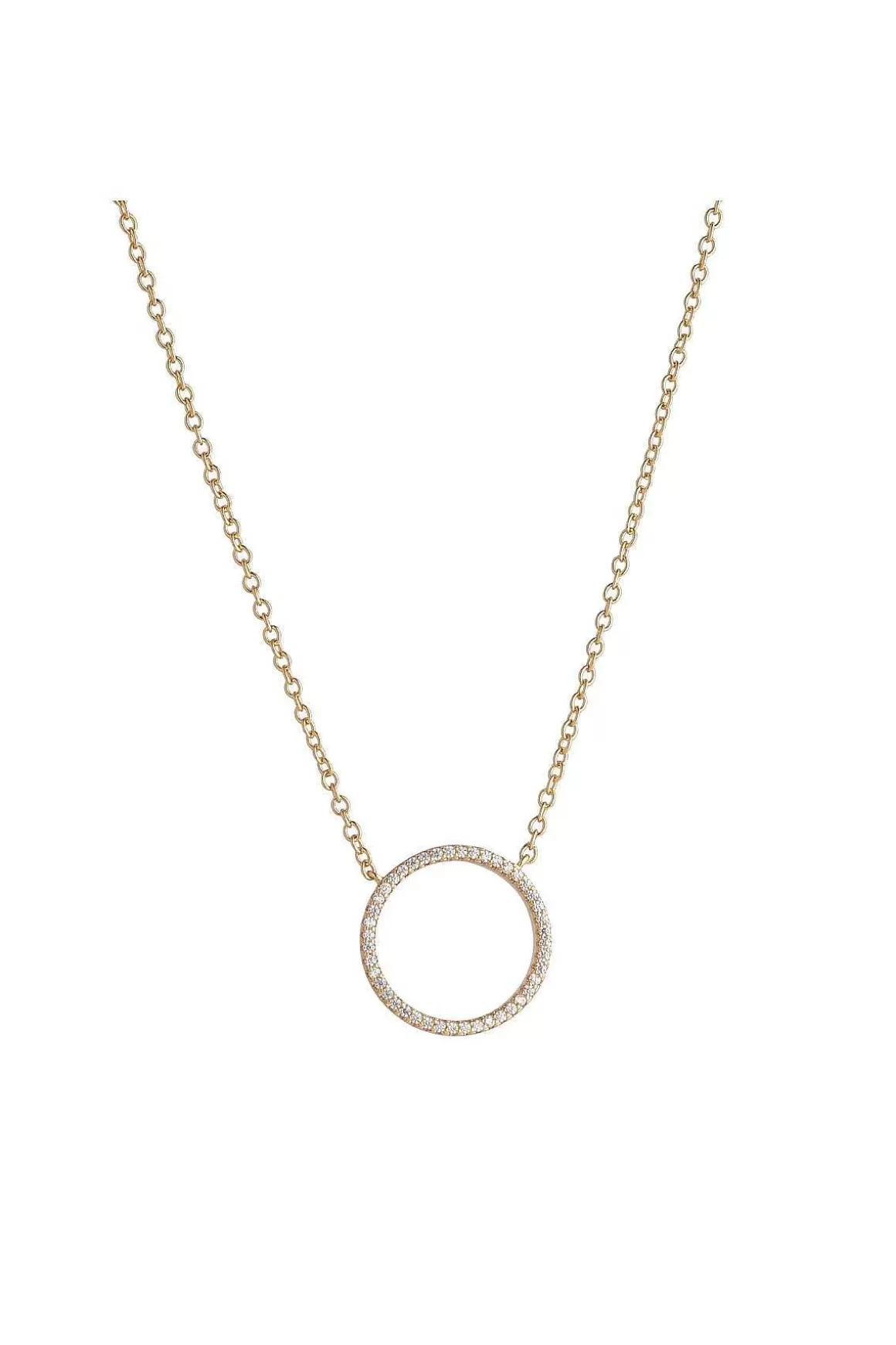 Knight & Day Gold Circle Necklace Discount
