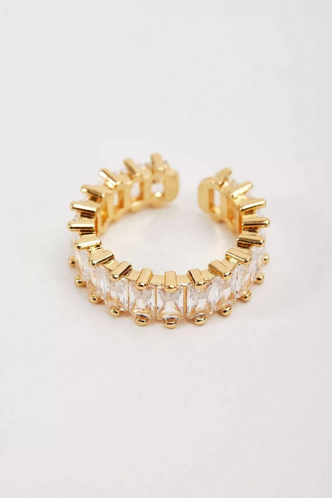 Soul Jewellery Gold Clear Stone Ring Cheap