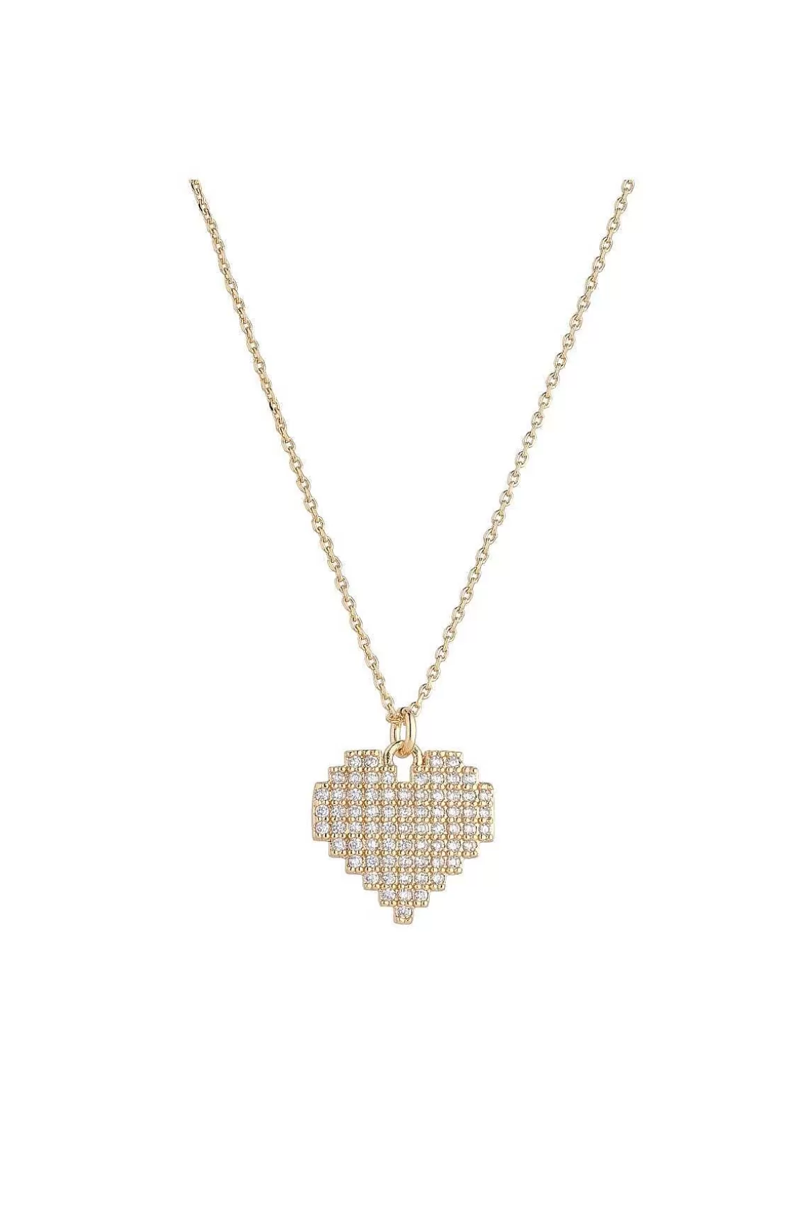 Knight & Day Gold Cut Out Heart Pendant Flash Sale