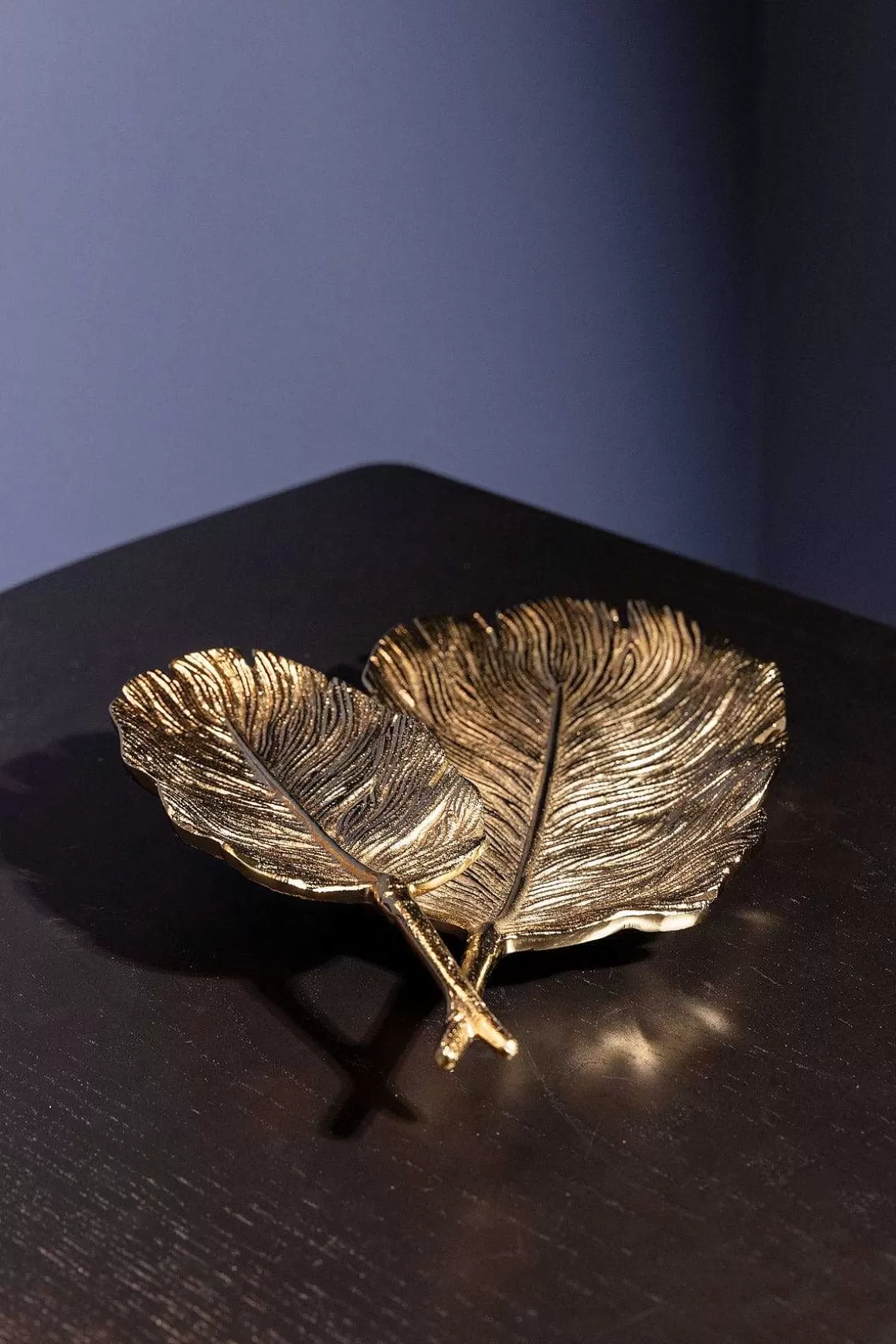 Atticus & Stone Gold Double Feather Platter Online