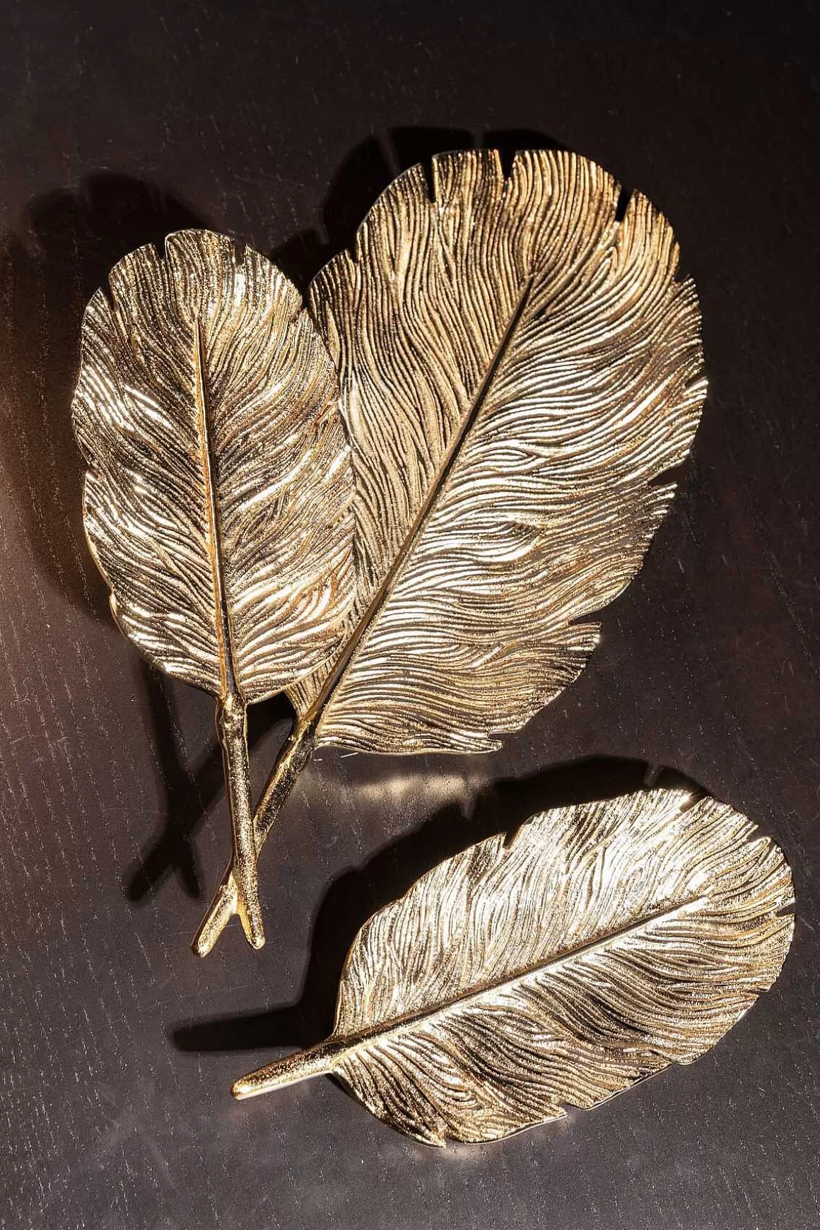 Atticus & Stone Gold Double Feather Platter Online
