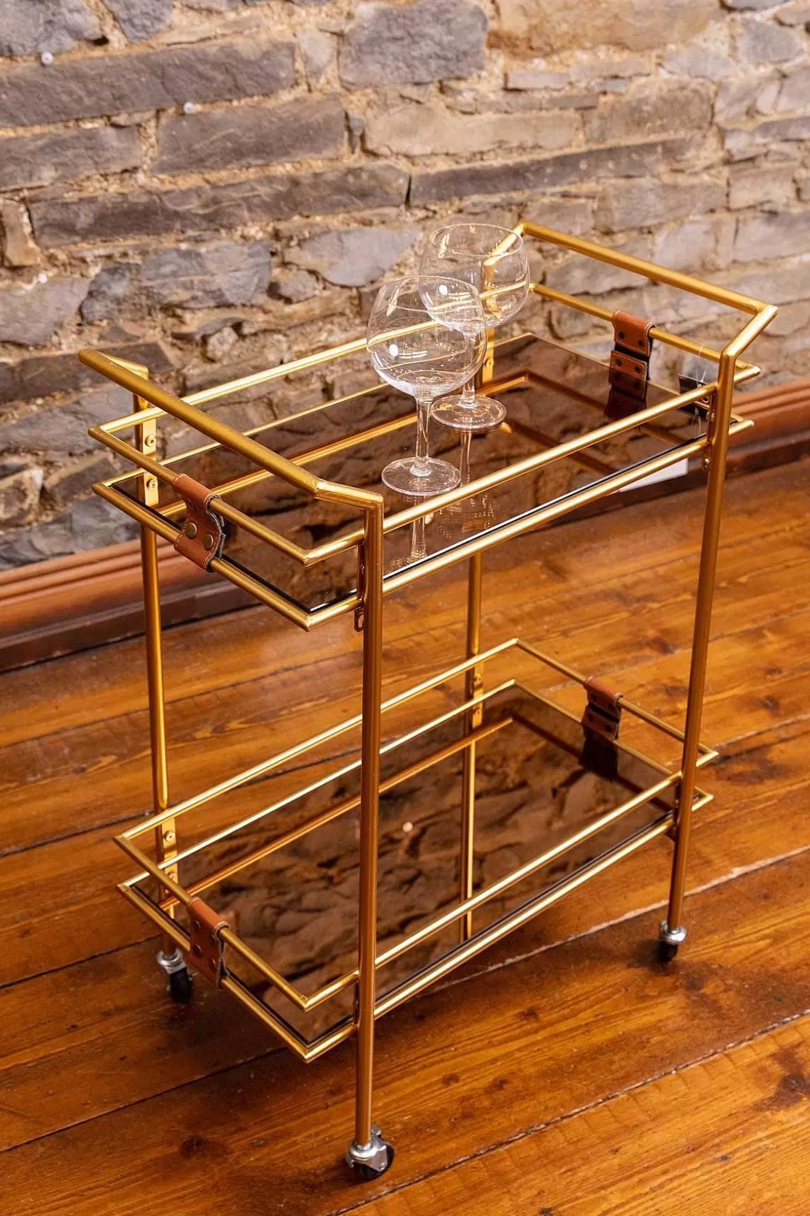 Carraig Donn HOME Gold Metal Drinks Trolley Best