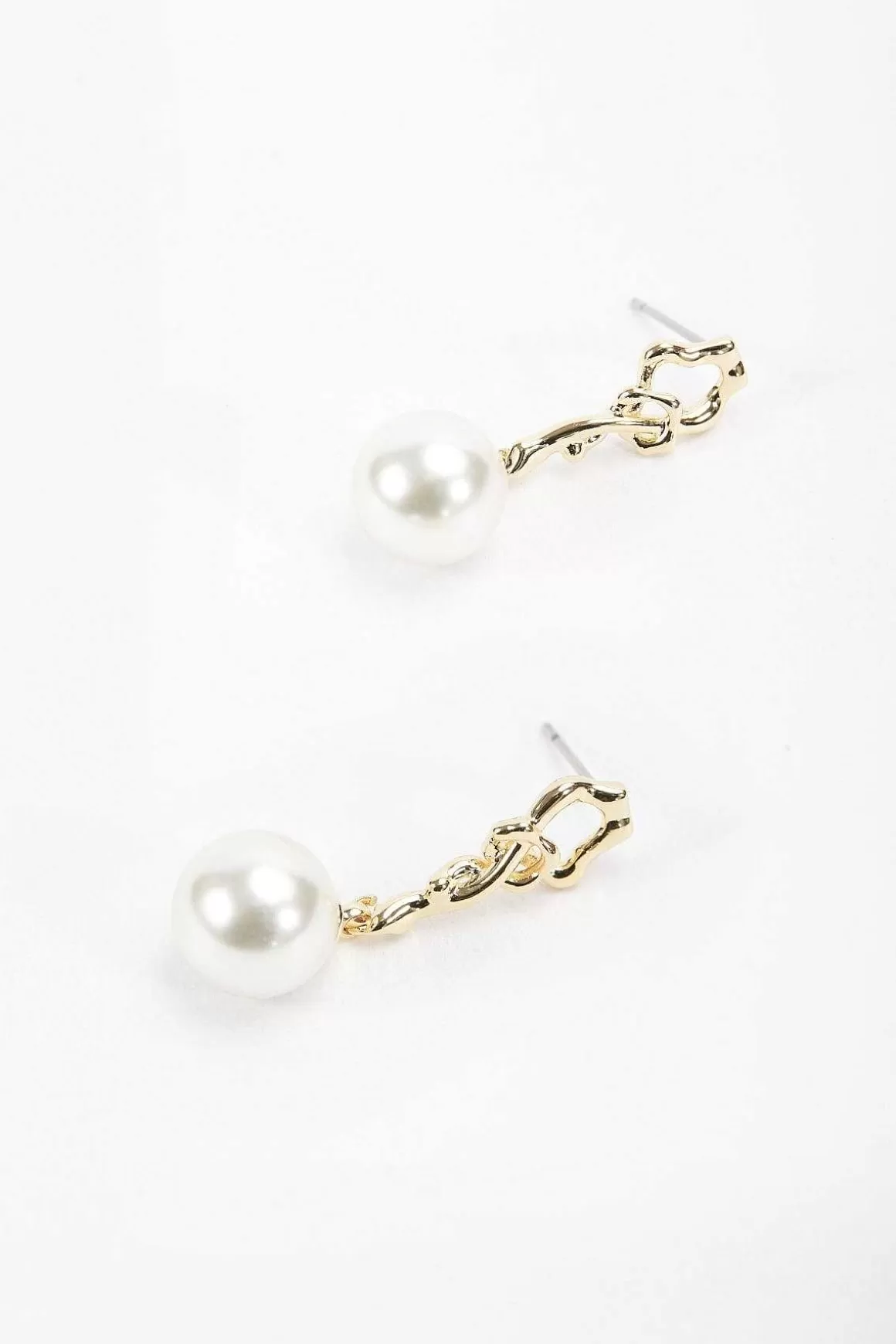 Soul Jewellery Gold Tone Drop Pearl Earring Cheap