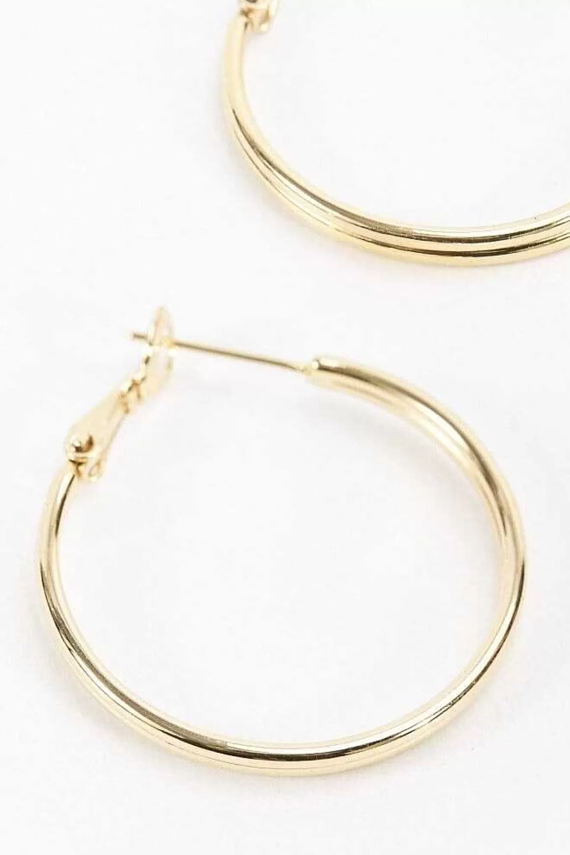 Soul Jewellery Gold Tone Hoop Earrings New